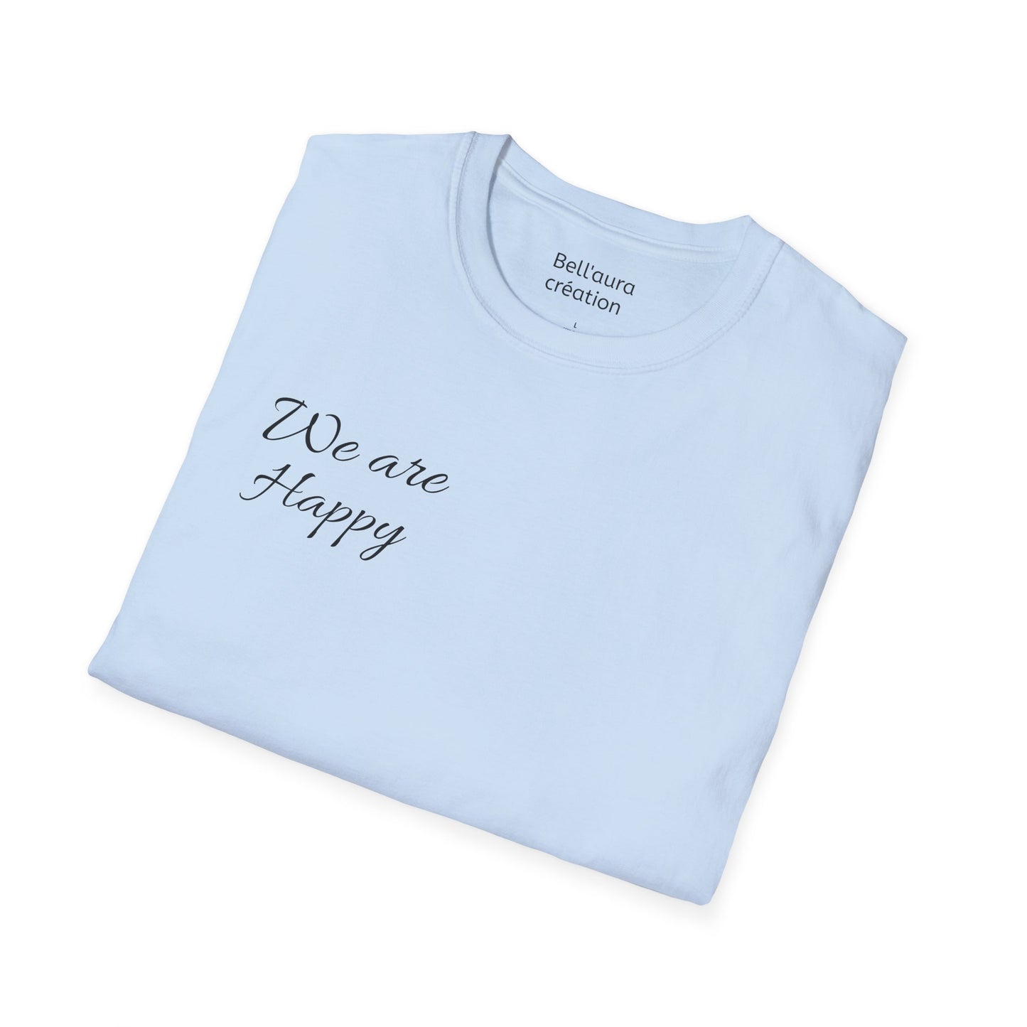 Cute Bunny Floral T-Shirt, Unisex Softstyle Tee for Easter, Gift for Kids, Happy Spring Apparel, Funny Bunny Shirt