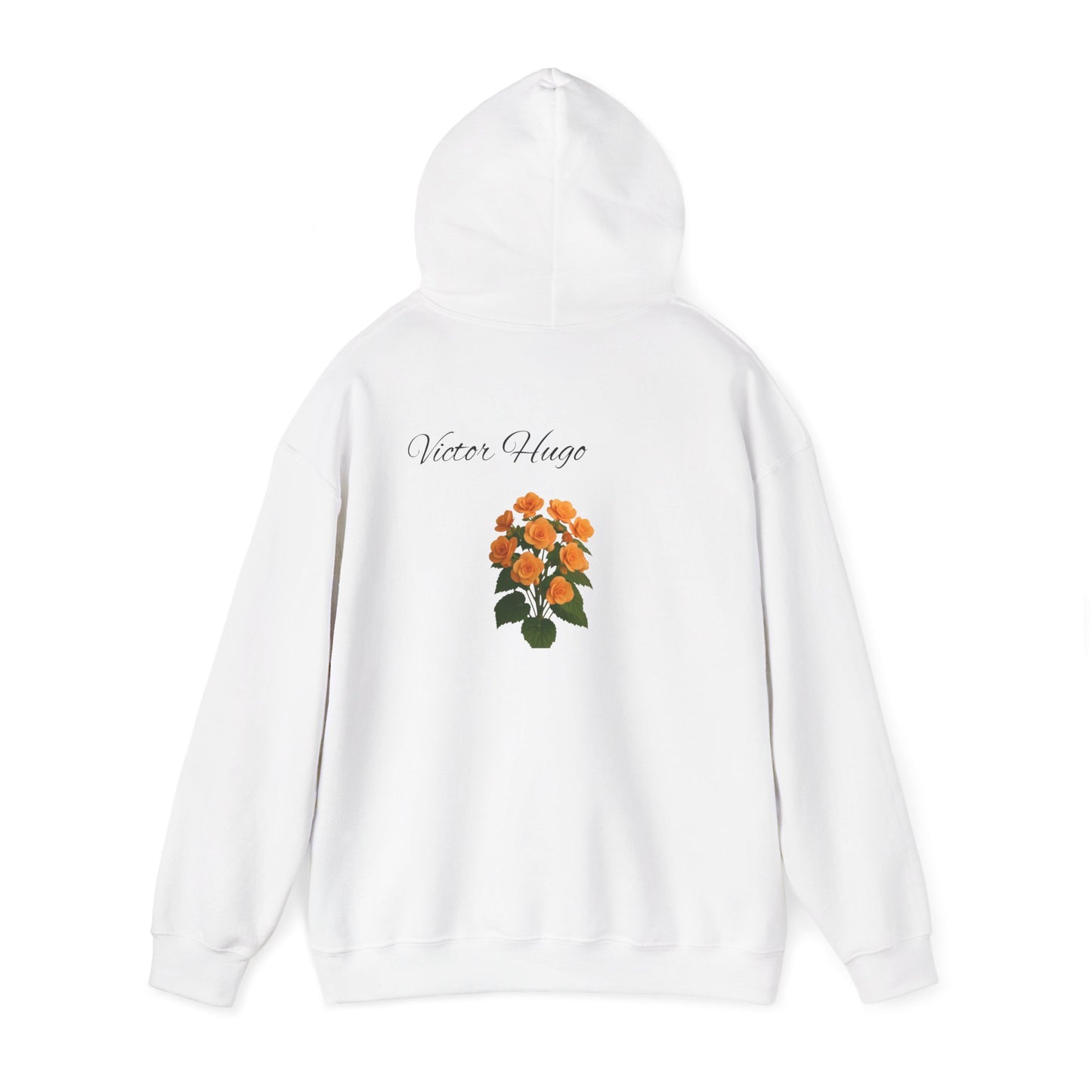 Chic Floral Quote Hoodie, Inspirational Sweatshirt, Gift for Her, Spring Casual Wear, Cozy Lounge Top