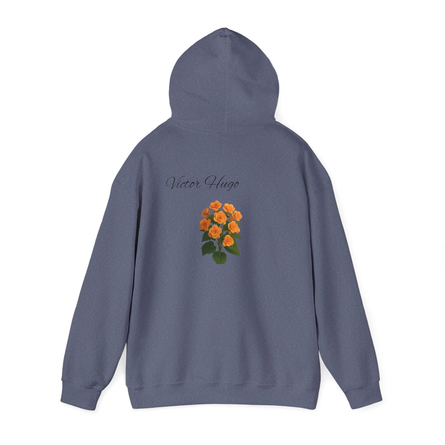 Chic Floral Quote Hoodie, Inspirational Sweatshirt, Gift for Her, Spring Casual Wear, Cozy Lounge Top