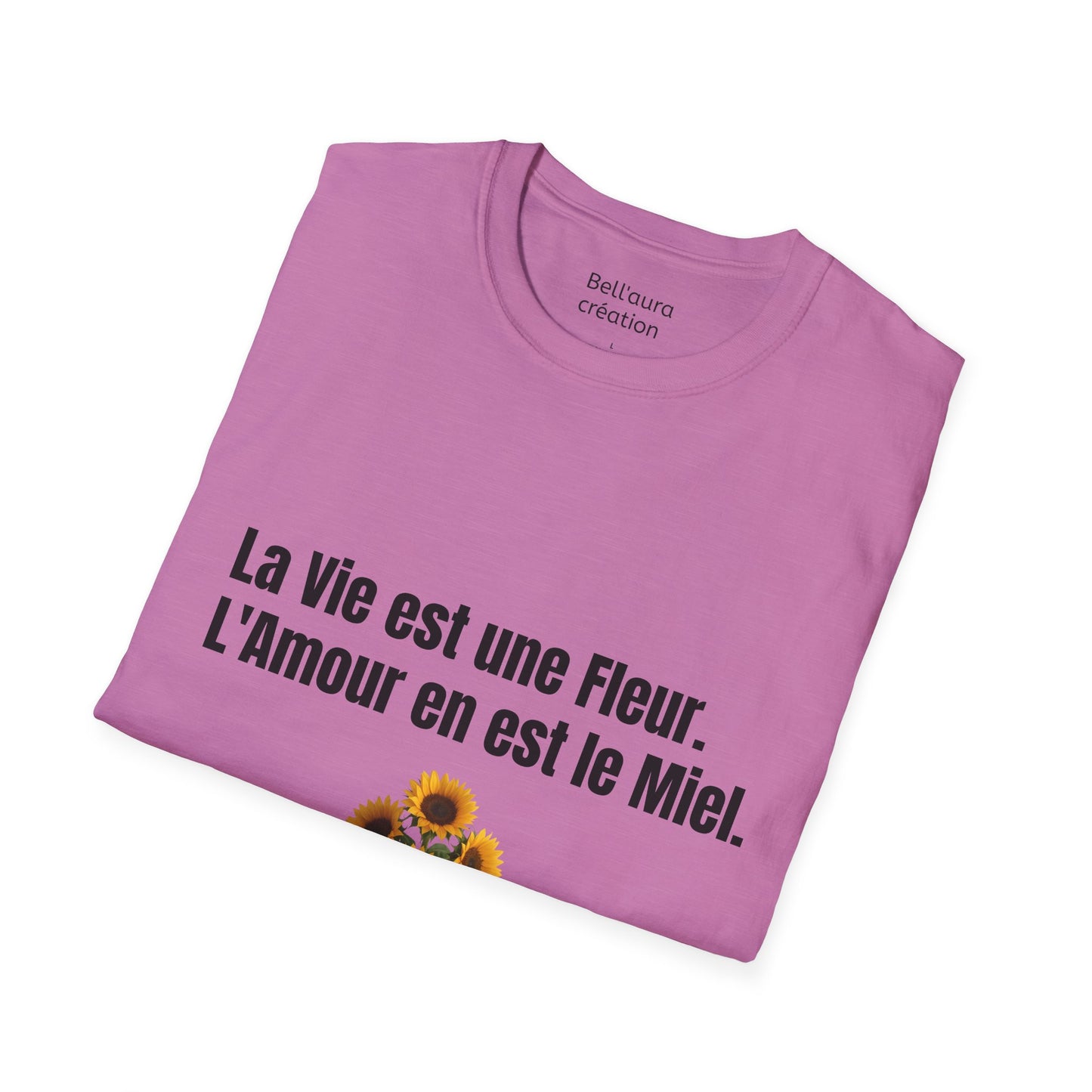 Flower Quote Unisex T-Shirt, Inspirational Tee, Gift for Her, Garden Lover Shirt, Mother's Day Present, Nature Lover Apparel