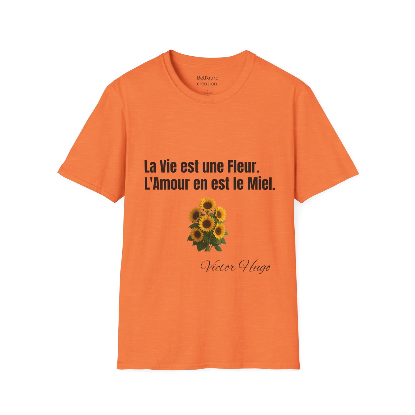 Flower Quote Unisex T-Shirt, Inspirational Tee, Gift for Her, Garden Lover Shirt, Mother's Day Present, Nature Lover Apparel