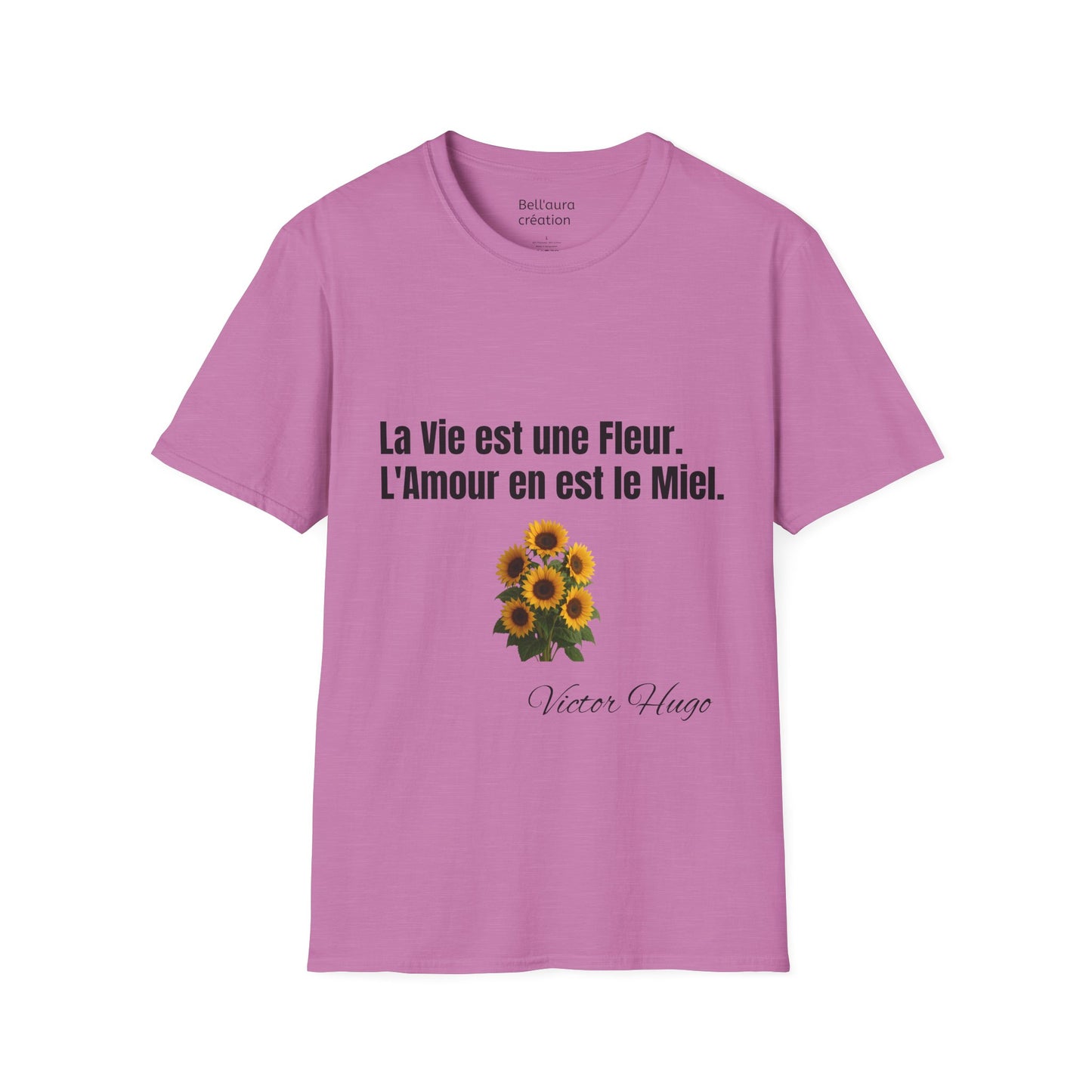 Flower Quote Unisex T-Shirt, Inspirational Tee, Gift for Her, Garden Lover Shirt, Mother's Day Present, Nature Lover Apparel