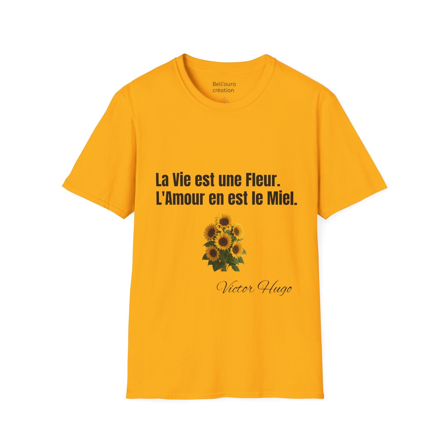 Flower Quote Unisex T-Shirt, Inspirational Tee, Gift for Her, Garden Lover Shirt, Mother's Day Present, Nature Lover Apparel