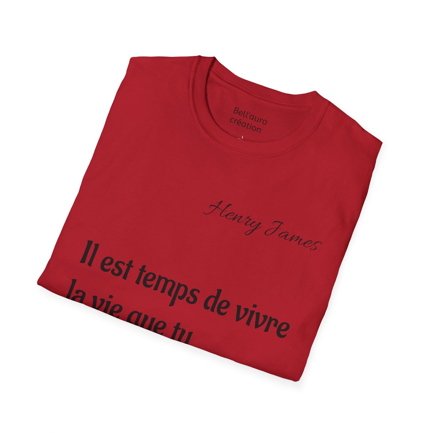Inspirational Quote Unisex Softstyle T-Shirt | Motivational Tee | Gift for Book Lovers, Literature Enthusiasts, Graduation, Birthday