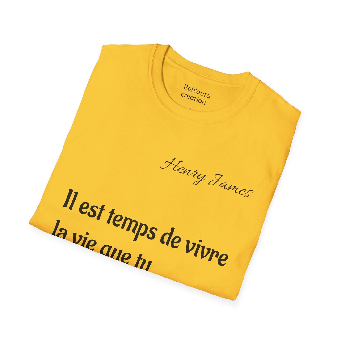 Inspirational Quote Unisex Softstyle T-Shirt | Motivational Tee | Gift for Book Lovers, Literature Enthusiasts, Graduation, Birthday