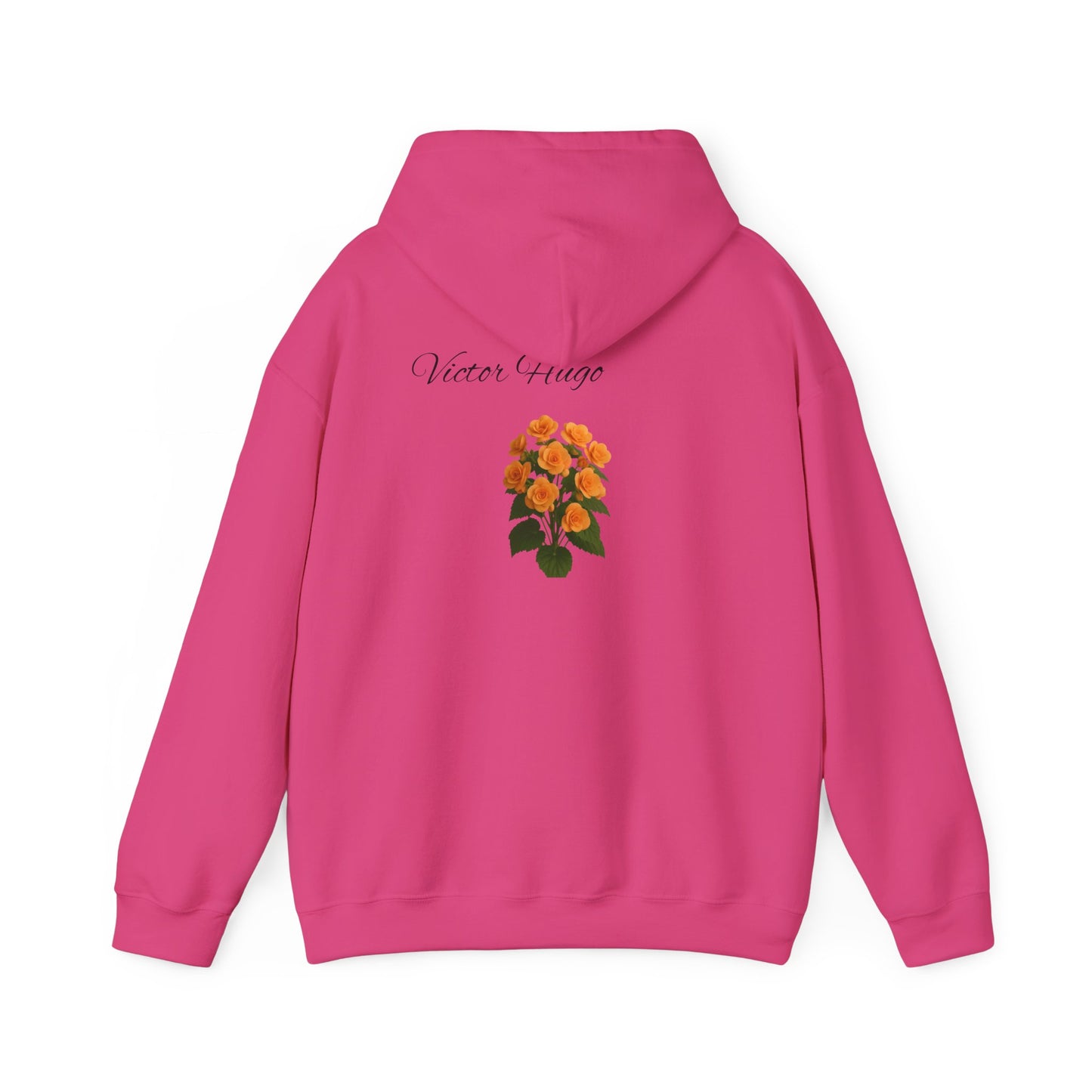 Chic Floral Quote Hoodie, Inspirational Sweatshirt, Gift for Her, Spring Casual Wear, Cozy Lounge Top