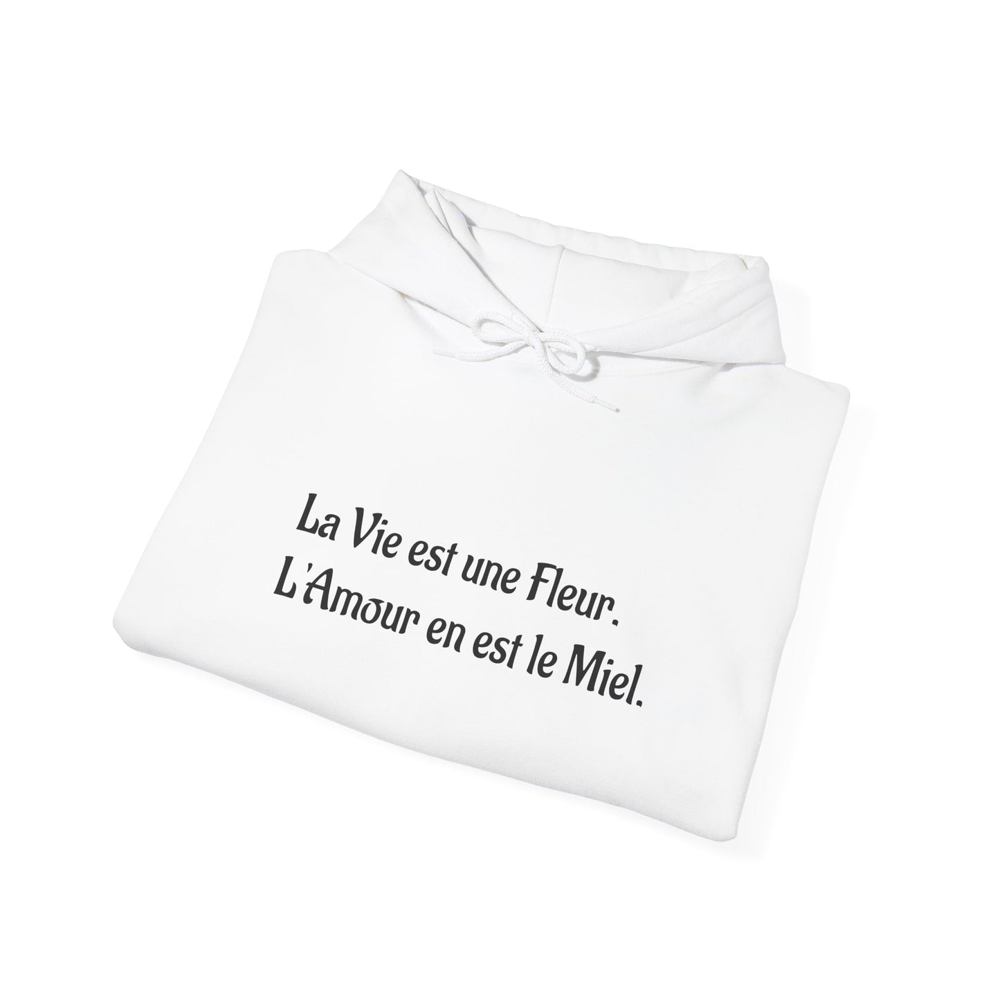 Chic Floral Quote Hoodie, Inspirational Sweatshirt, Gift for Her, Spring Casual Wear, Cozy Lounge Top