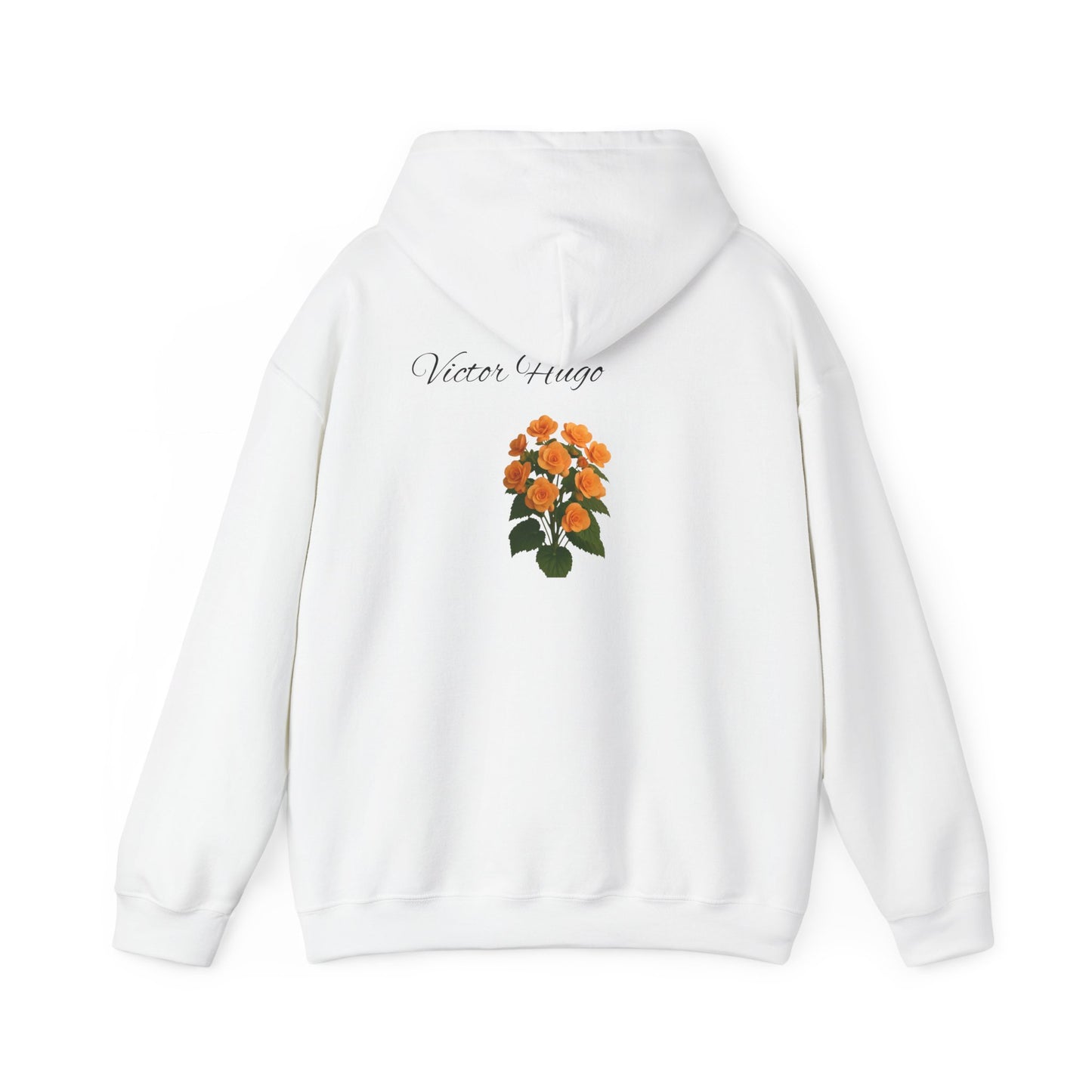 Chic Floral Quote Hoodie, Inspirational Sweatshirt, Gift for Her, Spring Casual Wear, Cozy Lounge Top