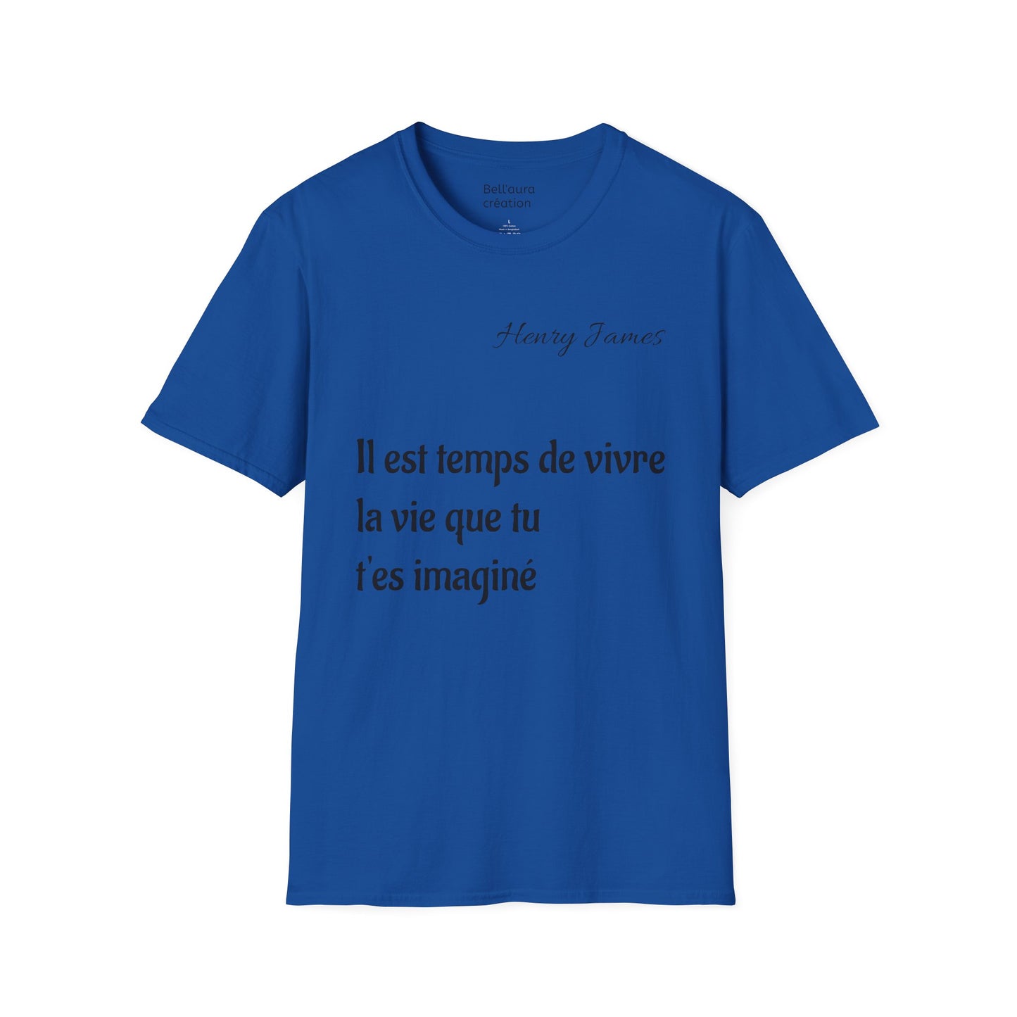 Inspirational Quote Unisex Softstyle T-Shirt | Motivational Tee | Gift for Book Lovers, Literature Enthusiasts, Graduation, Birthday