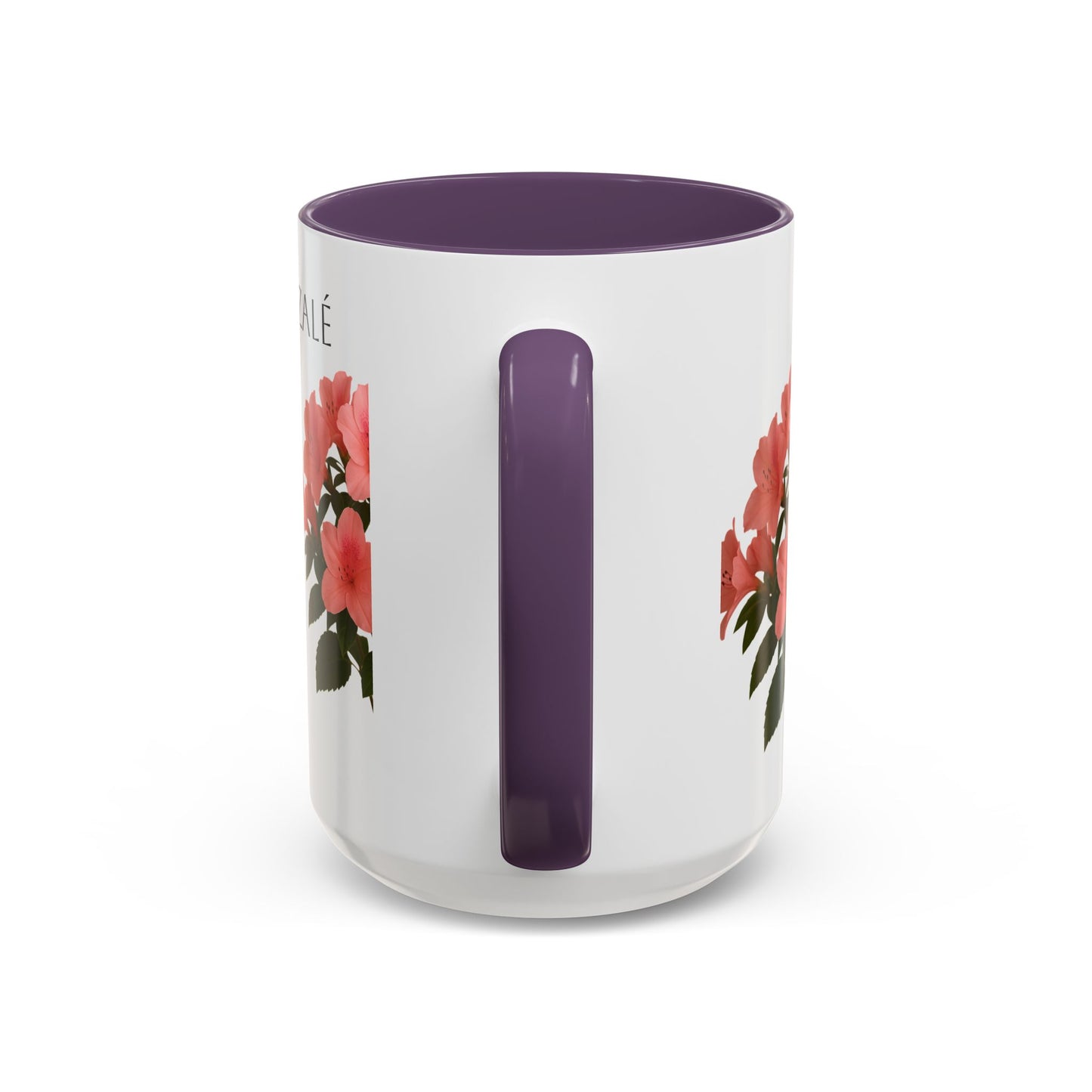 Azalea Floral Coffee Mug, Elegant Tea Cup, Gift for Garden Lovers, Mother's Day, Flower Enthusiasts, Home Decor