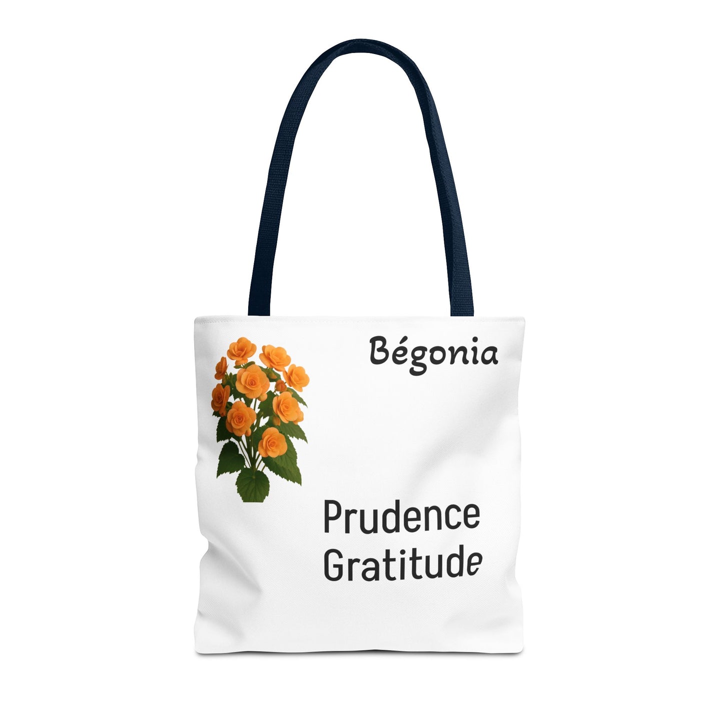 Botanical Gratitude Tote Bag, Floral Shopper, Eco-Friendly Gift Bag, Gardening Tote, Mother's Day Gift, Nature Lover Accessory