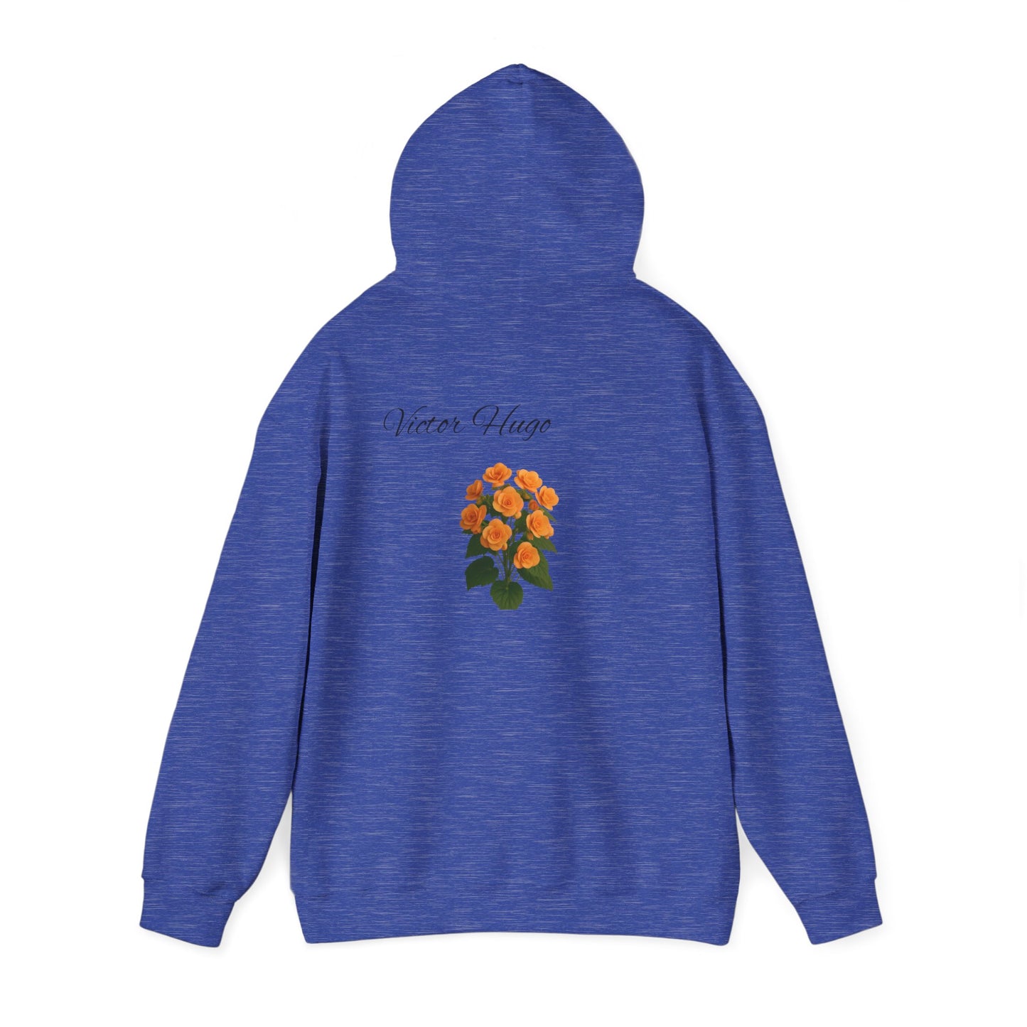 Chic Floral Quote Hoodie, Inspirational Sweatshirt, Gift for Her, Spring Casual Wear, Cozy Lounge Top