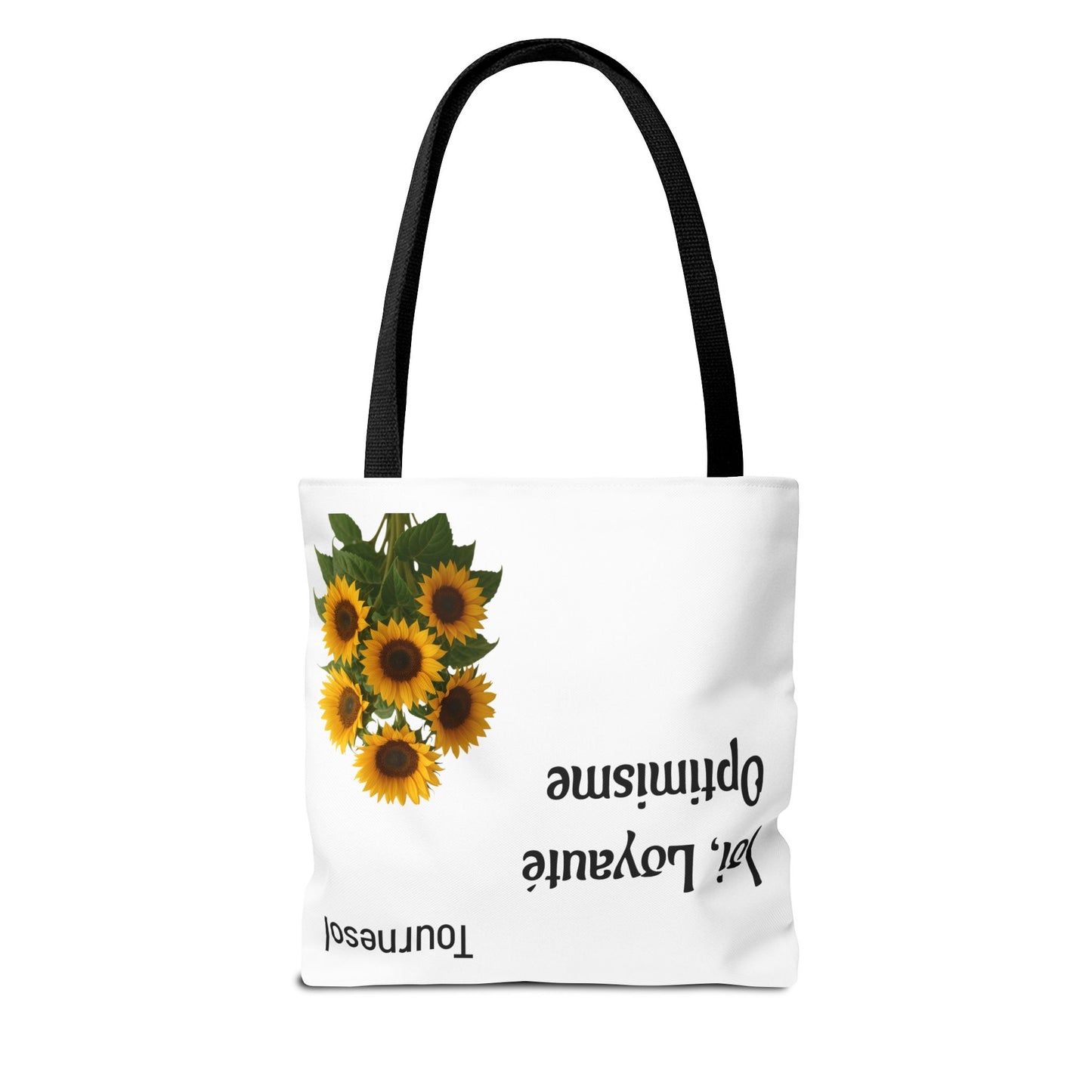 Sunflower Tote Bag - Joy and Optimism Design, Eco-Friendly Tote, Floral Shopping Bag, Gift for Nature Lovers, Summer Accessory