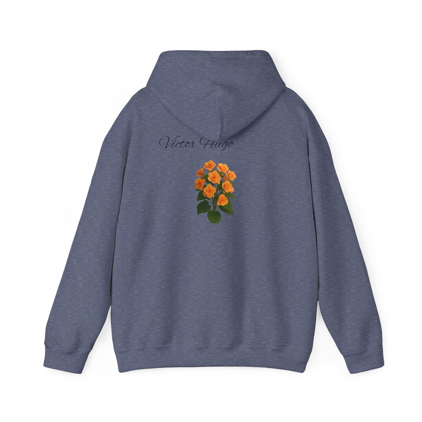 Chic Floral Quote Hoodie, Inspirational Sweatshirt, Gift for Her, Spring Casual Wear, Cozy Lounge Top