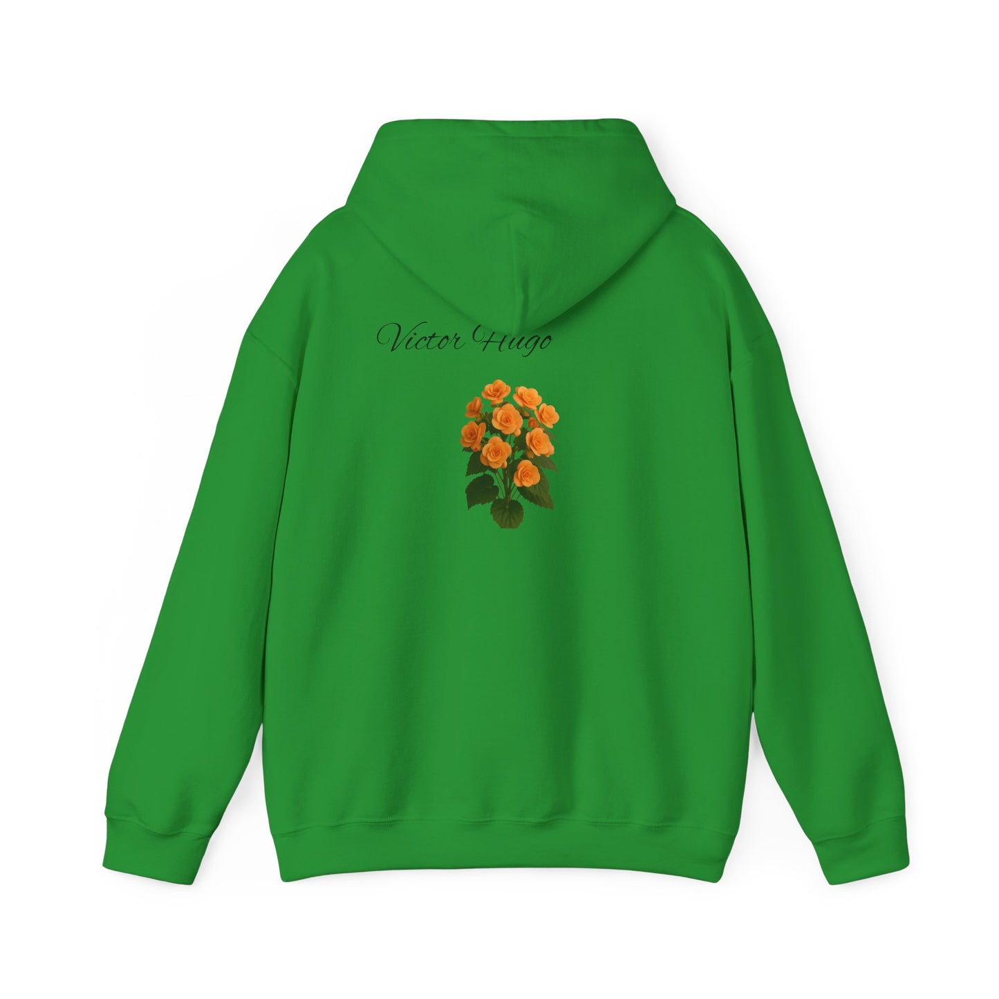 Chic Floral Quote Hoodie, Inspirational Sweatshirt, Gift for Her, Spring Casual Wear, Cozy Lounge Top