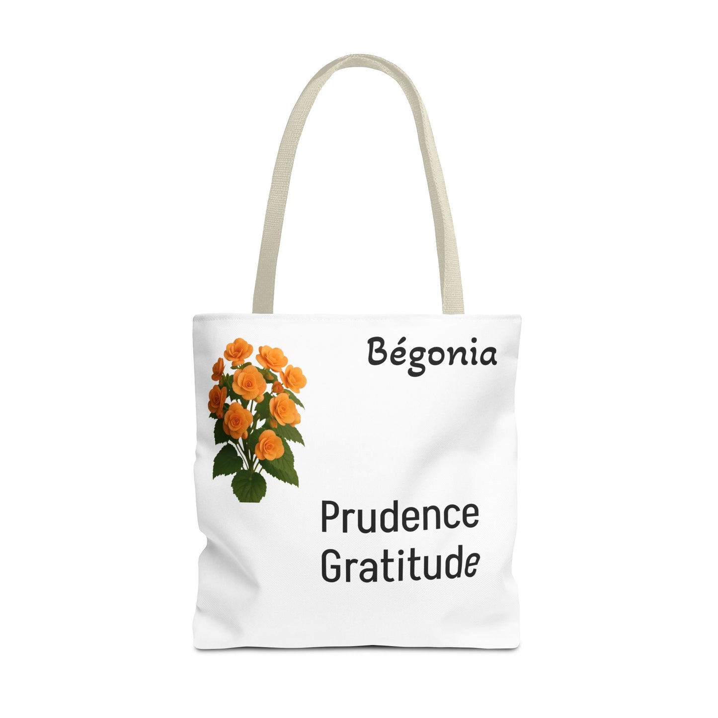 Botanical Gratitude Tote Bag, Floral Shopper, Eco-Friendly Gift Bag, Gardening Tote, Mother's Day Gift, Nature Lover Accessory