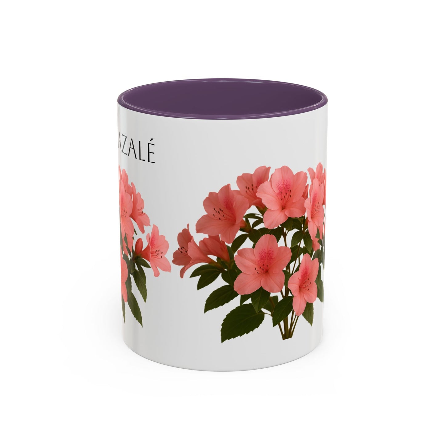 Azalea Floral Coffee Mug, Elegant Tea Cup, Gift for Garden Lovers, Mother's Day, Flower Enthusiasts, Home Decor