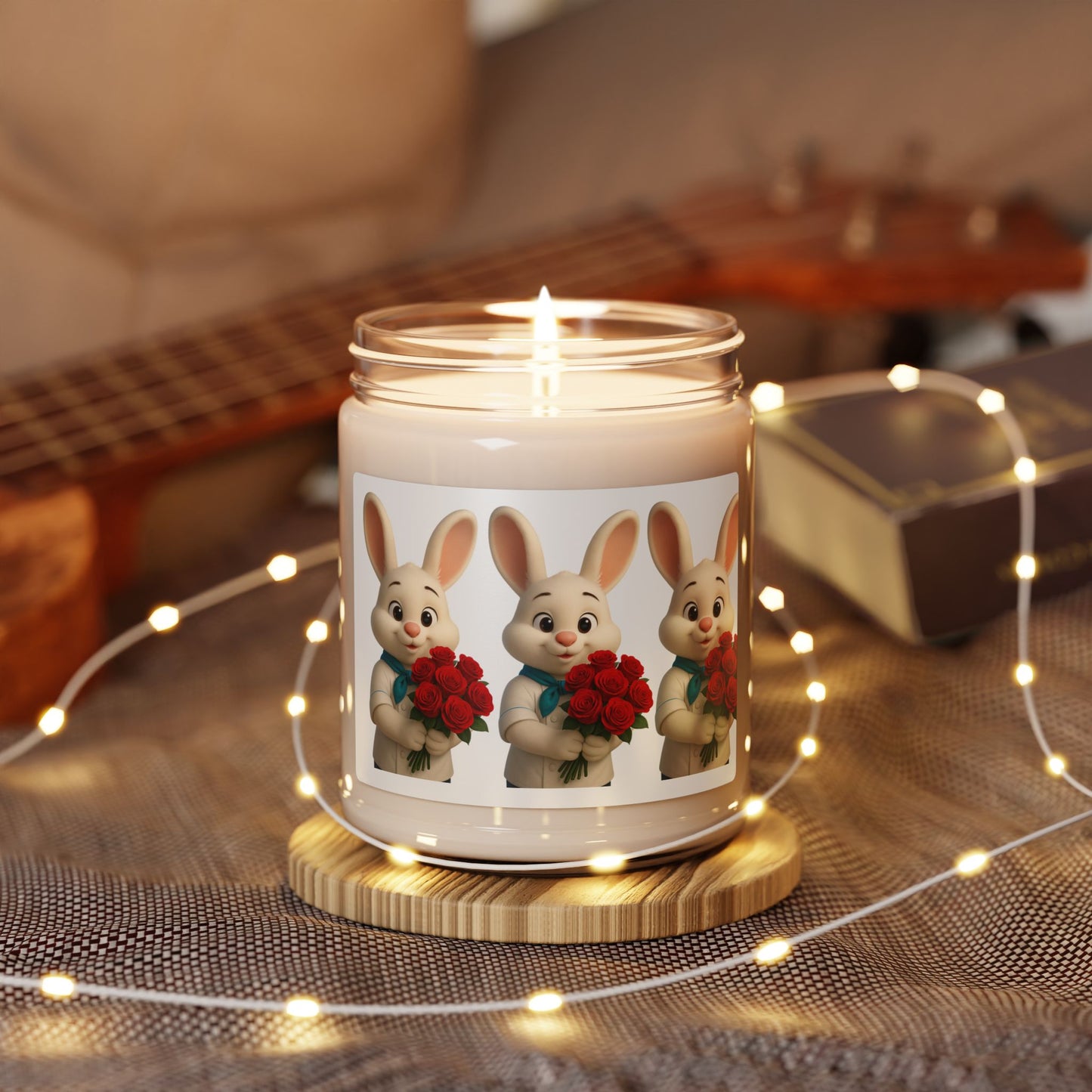 Charming Bunny Scented Soy Candle | Perfect for Easter, Spring Decor, Gift for Kids, Home Fragrance, Floral Candle