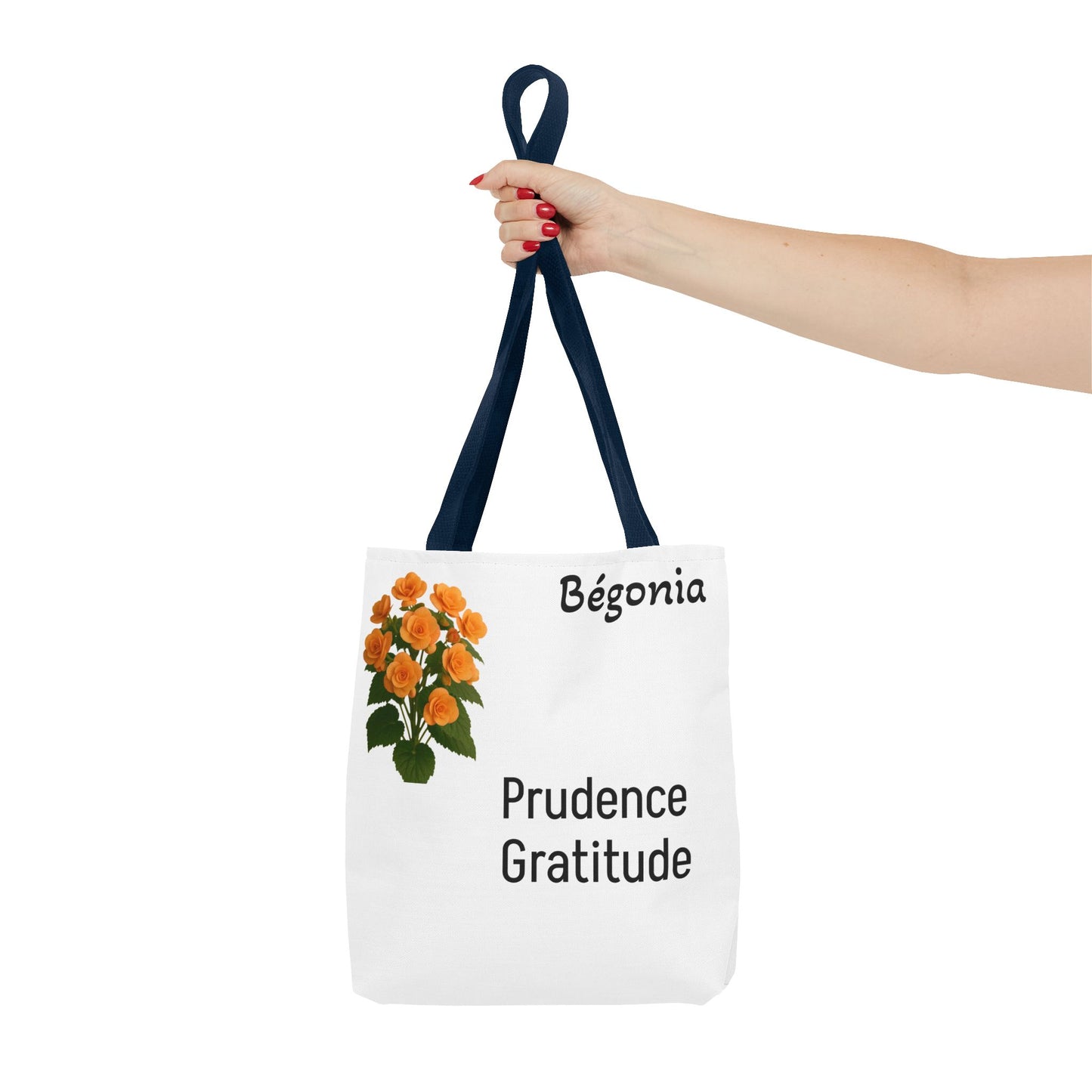 Botanical Gratitude Tote Bag, Floral Shopper, Eco-Friendly Gift Bag, Gardening Tote, Mother's Day Gift, Nature Lover Accessory