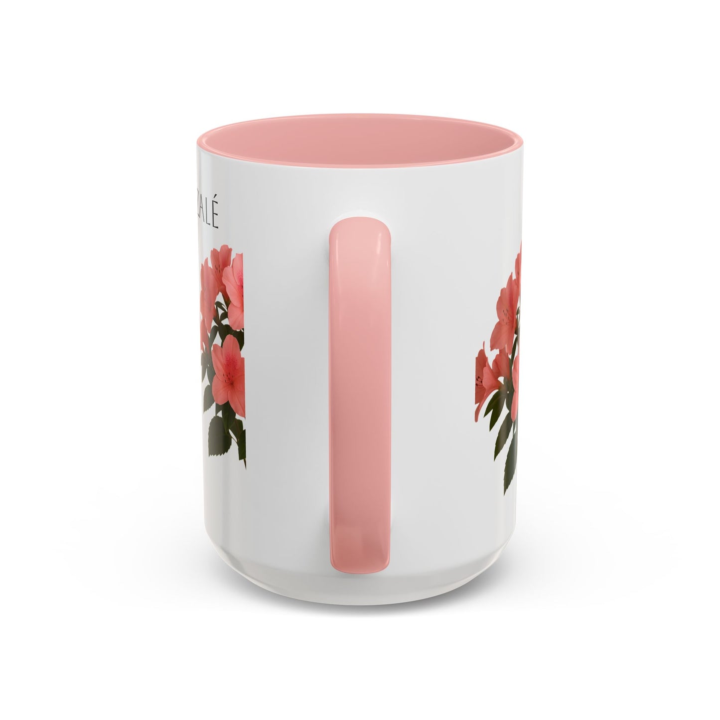 Azalea Floral Coffee Mug, Elegant Tea Cup, Gift for Garden Lovers, Mother's Day, Flower Enthusiasts, Home Decor