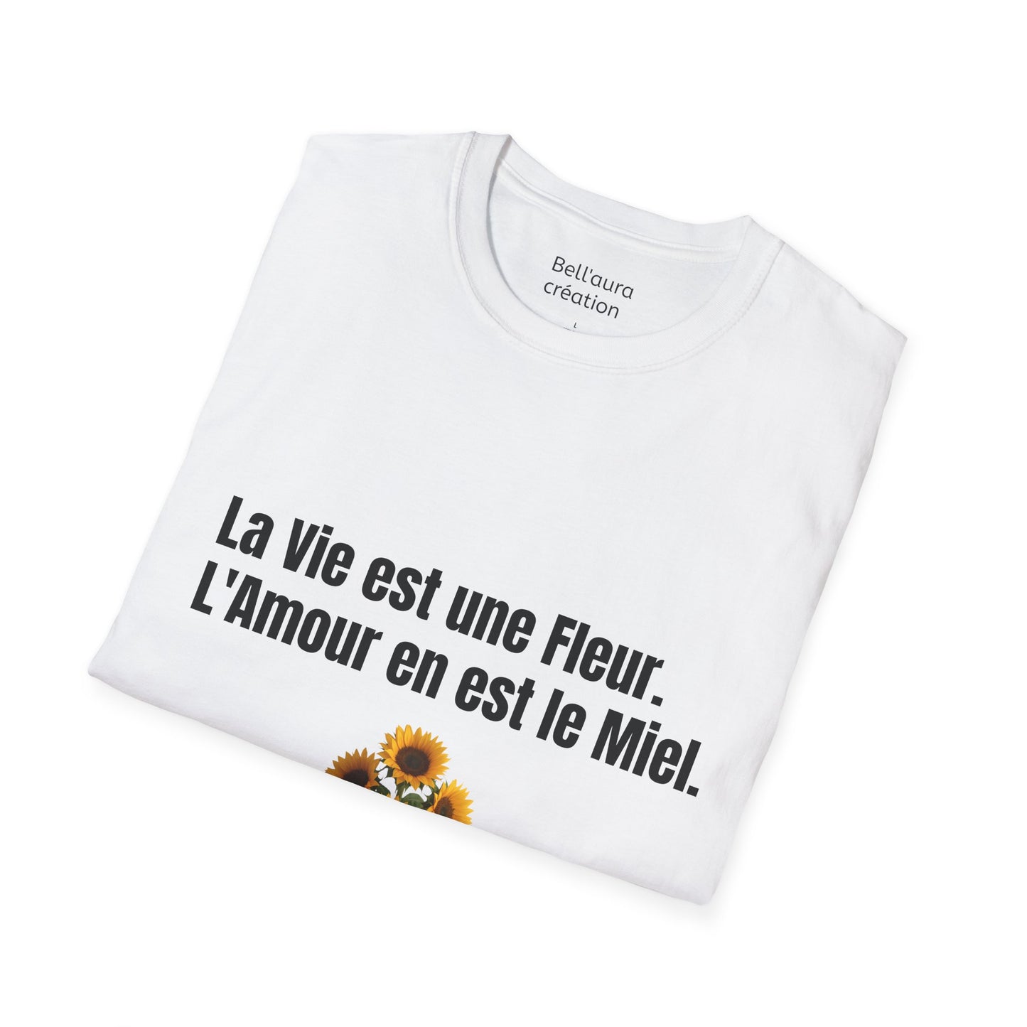 Flower Quote Unisex T-Shirt, Inspirational Tee, Gift for Her, Garden Lover Shirt, Mother's Day Present, Nature Lover Apparel