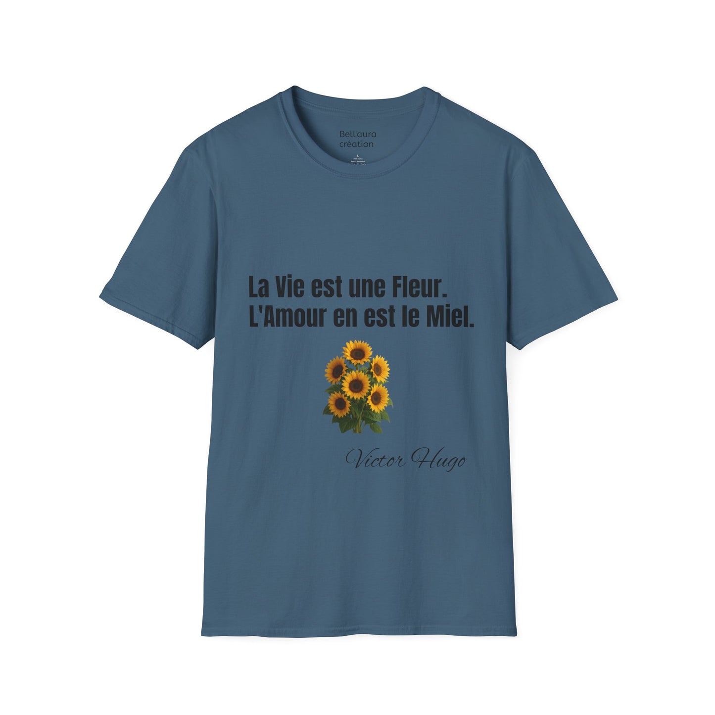 Flower Quote Unisex T-Shirt, Inspirational Tee, Gift for Her, Garden Lover Shirt, Mother's Day Present, Nature Lover Apparel