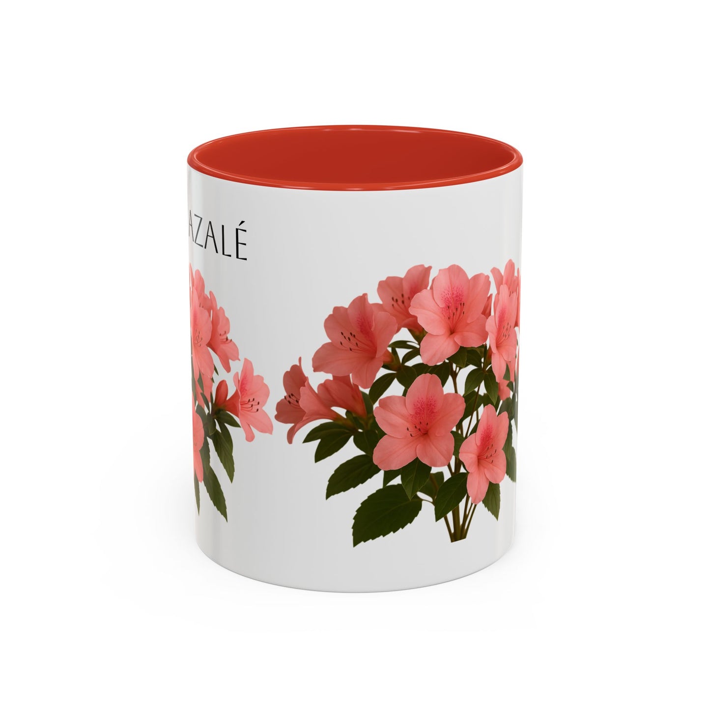 Azalea Floral Coffee Mug, Elegant Tea Cup, Gift for Garden Lovers, Mother's Day, Flower Enthusiasts, Home Decor