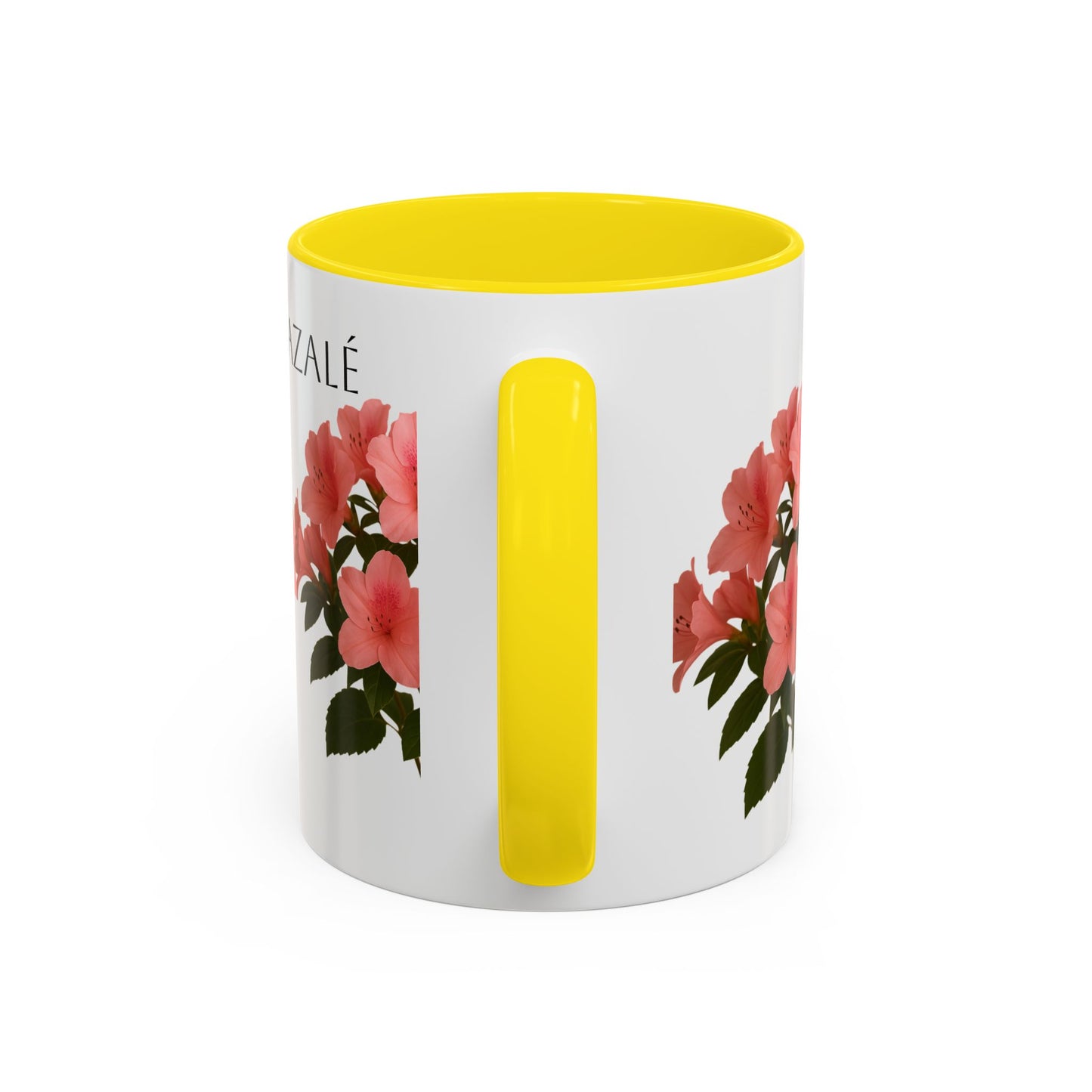Azalea Floral Coffee Mug, Elegant Tea Cup, Gift for Garden Lovers, Mother's Day, Flower Enthusiasts, Home Decor