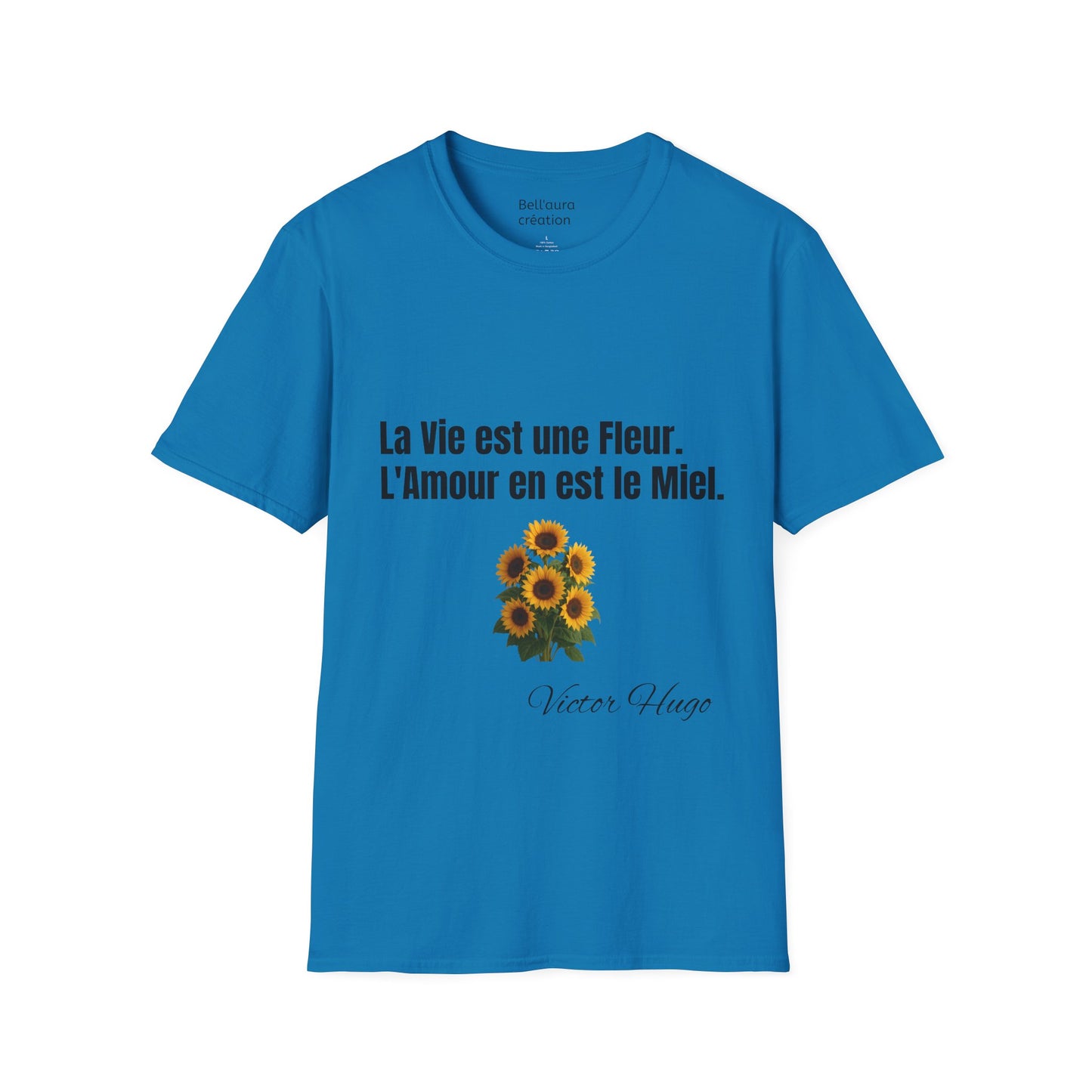 Flower Quote Unisex T-Shirt, Inspirational Tee, Gift for Her, Garden Lover Shirt, Mother's Day Present, Nature Lover Apparel