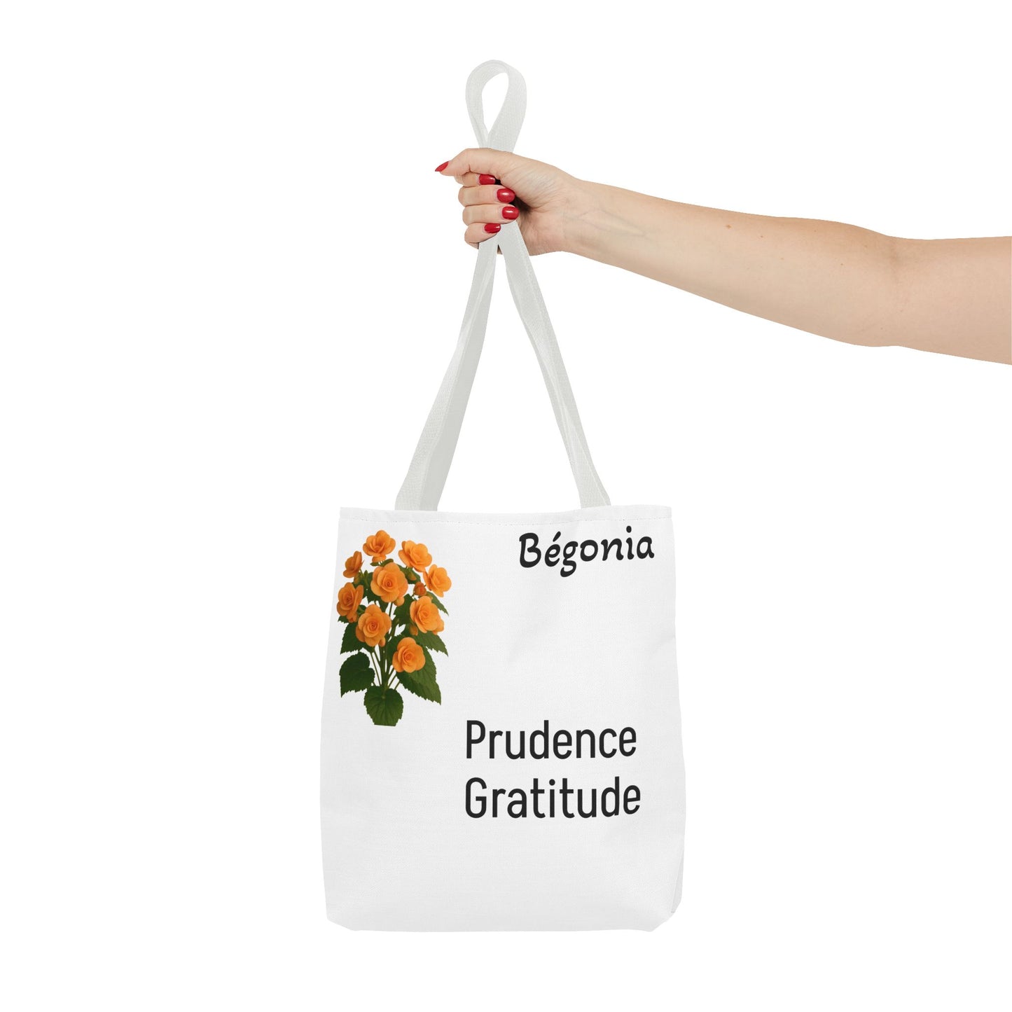 Botanical Gratitude Tote Bag, Floral Shopper, Eco-Friendly Gift Bag, Gardening Tote, Mother's Day Gift, Nature Lover Accessory