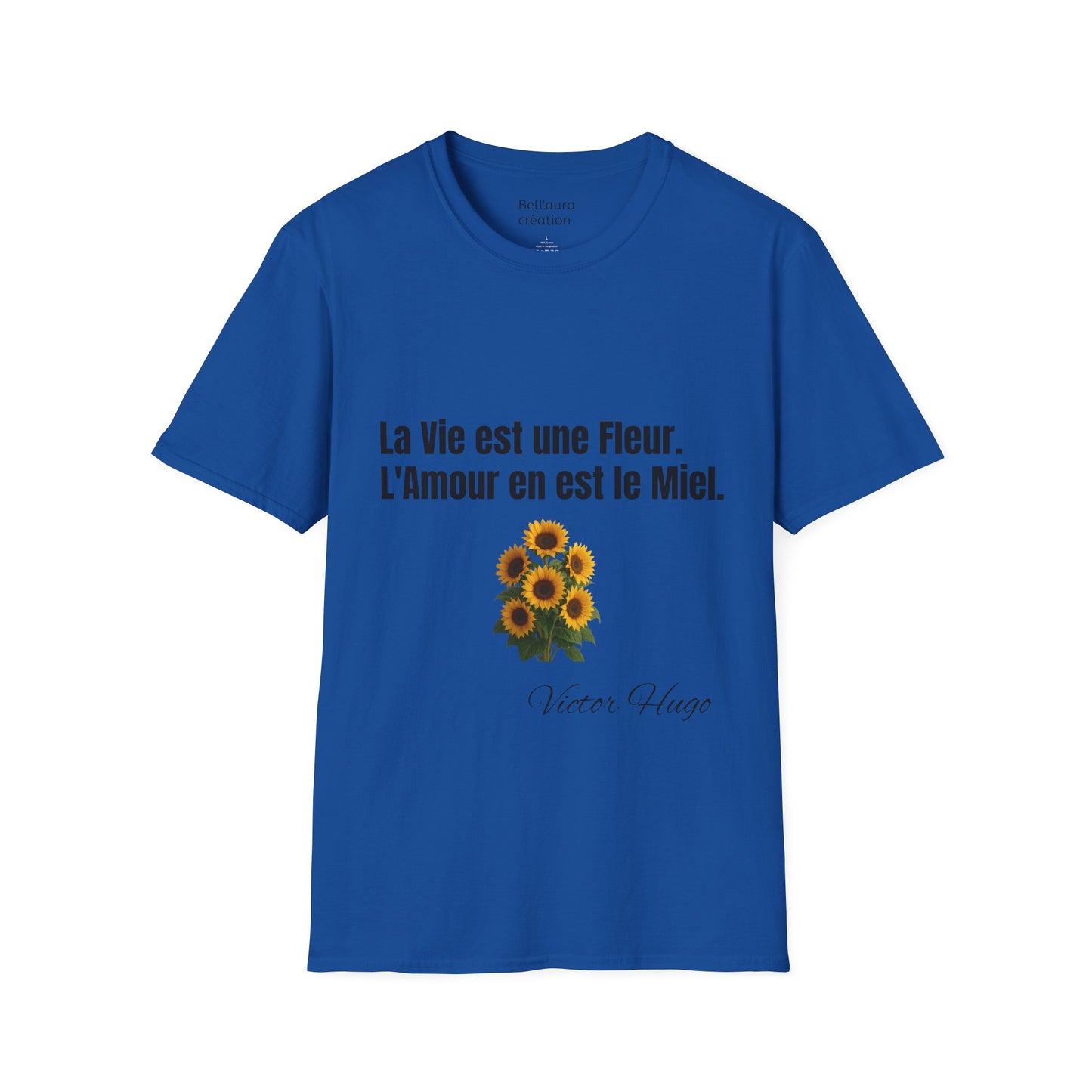 Flower Quote Unisex T-Shirt, Inspirational Tee, Gift for Her, Garden Lover Shirt, Mother's Day Present, Nature Lover Apparel