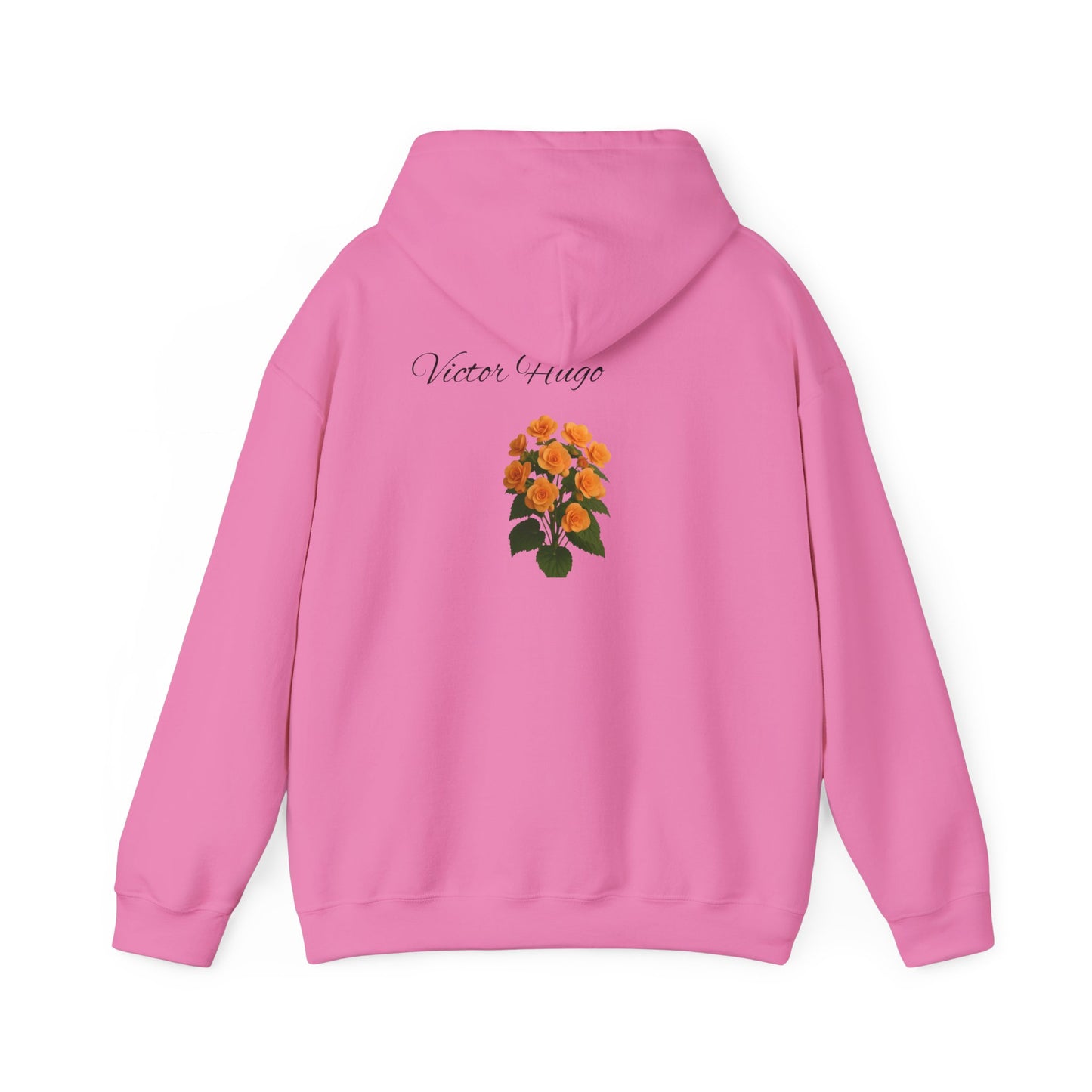 Chic Floral Quote Hoodie, Inspirational Sweatshirt, Gift for Her, Spring Casual Wear, Cozy Lounge Top