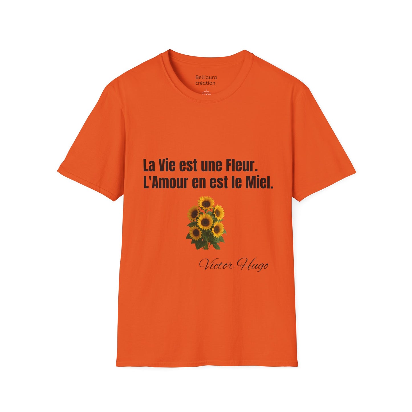 Flower Quote Unisex T-Shirt, Inspirational Tee, Gift for Her, Garden Lover Shirt, Mother's Day Present, Nature Lover Apparel