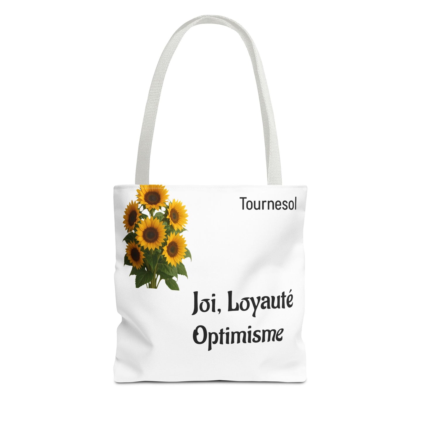 Sunflower Tote Bag - Joy and Optimism Design, Eco-Friendly Tote, Floral Shopping Bag, Gift for Nature Lovers, Summer Accessory