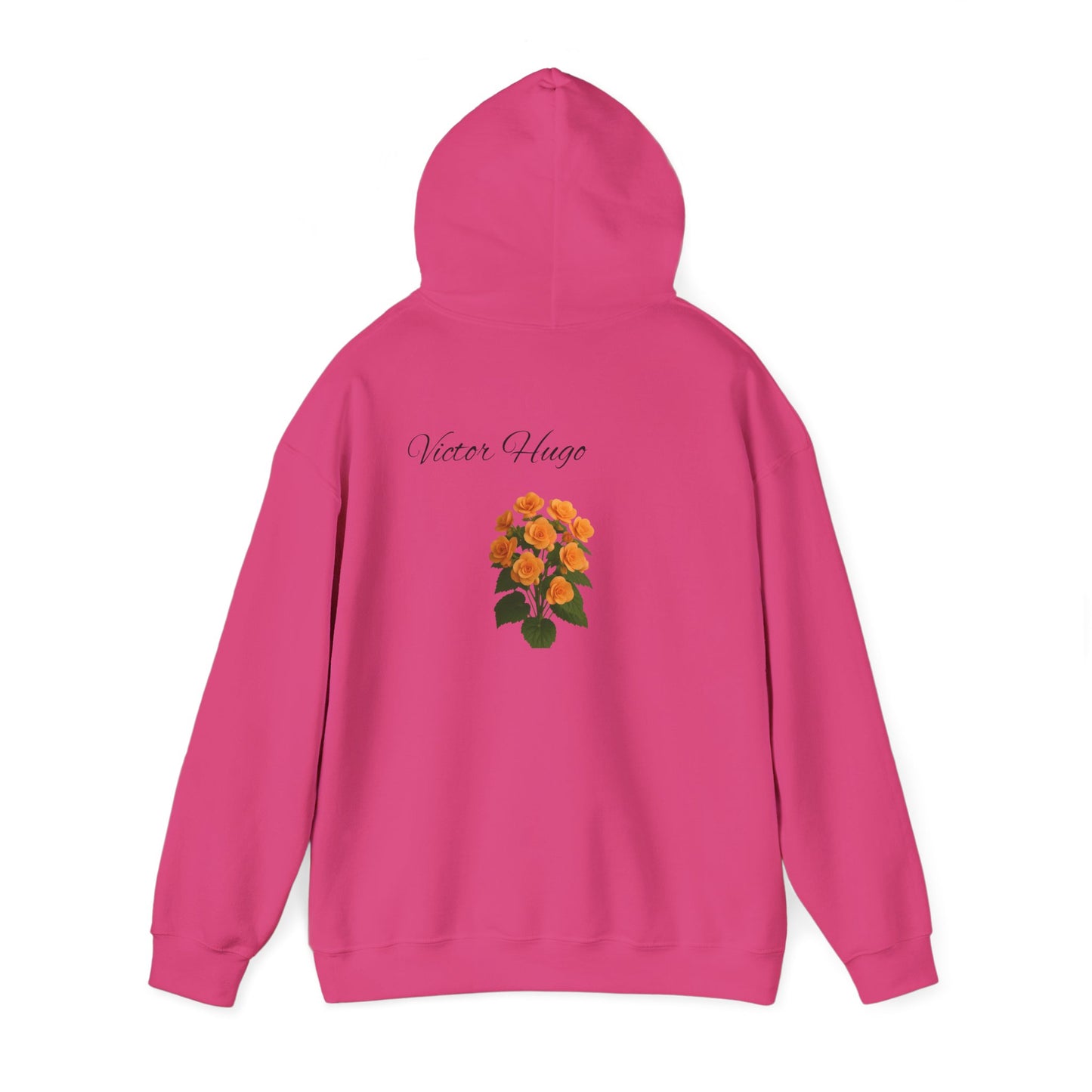 Chic Floral Quote Hoodie, Inspirational Sweatshirt, Gift for Her, Spring Casual Wear, Cozy Lounge Top
