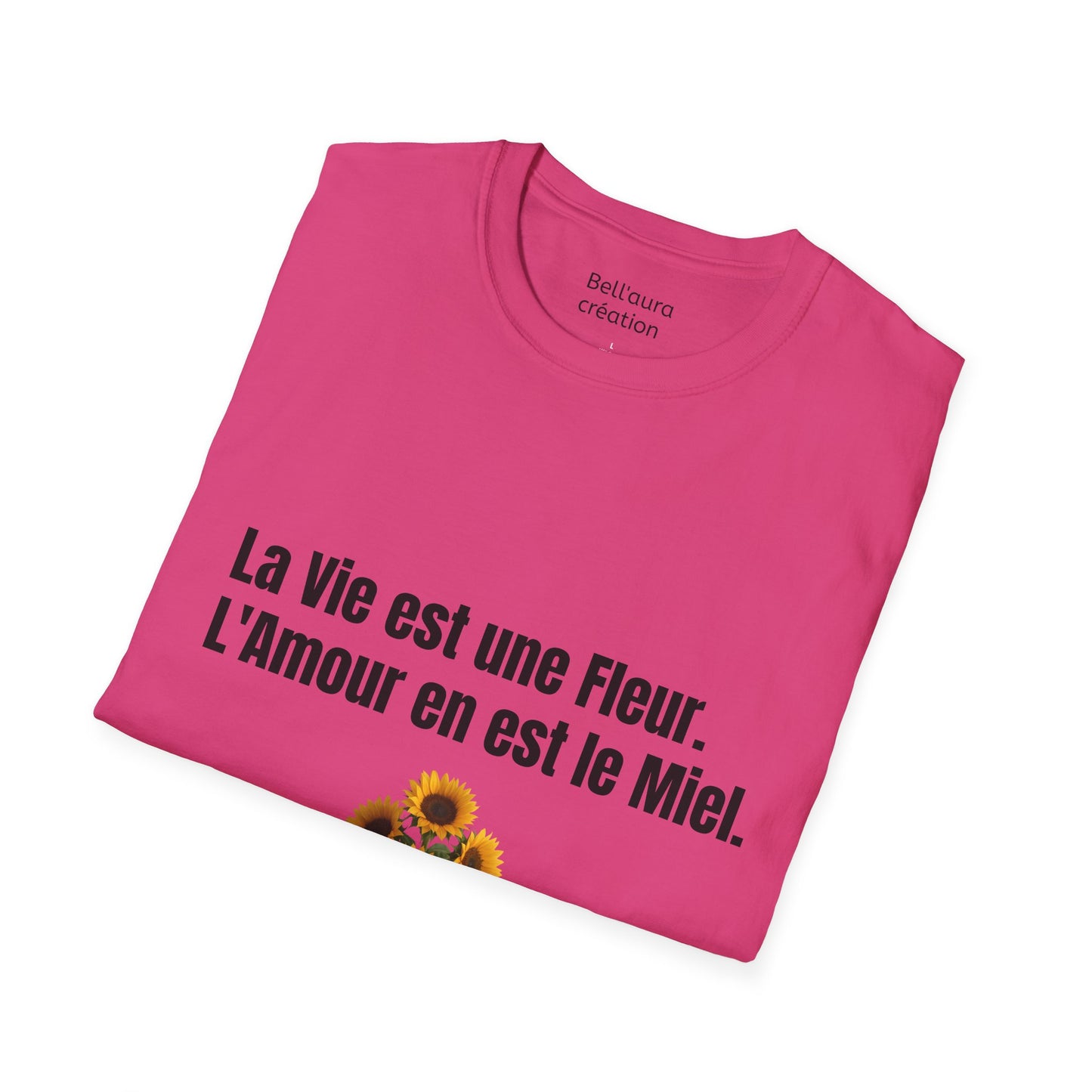 Flower Quote Unisex T-Shirt, Inspirational Tee, Gift for Her, Garden Lover Shirt, Mother's Day Present, Nature Lover Apparel