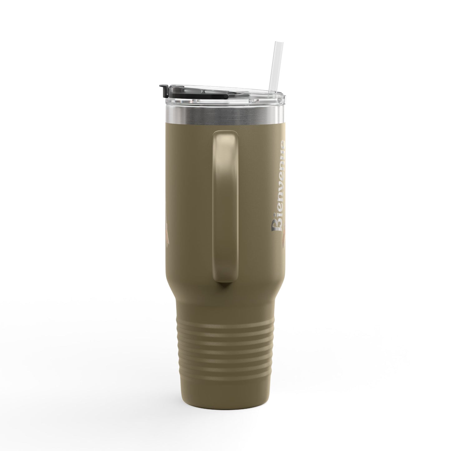 Eiffel Tower Insulated Travel Mug – 40oz, Keeps Drinks Hot/Cold, Perfect for Travel, Coffee Lovers, Gifts for Paris Enthusiasts