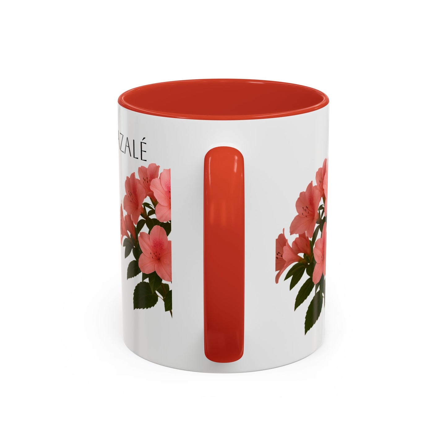 Azalea Floral Coffee Mug, Elegant Tea Cup, Gift for Garden Lovers, Mother's Day, Flower Enthusiasts, Home Decor