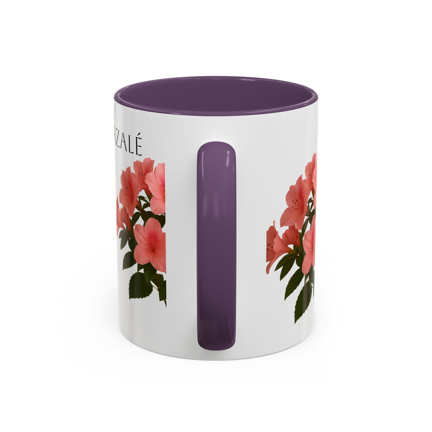 Azalea Floral Coffee Mug, Elegant Tea Cup, Gift for Garden Lovers, Mother's Day, Flower Enthusiasts, Home Decor