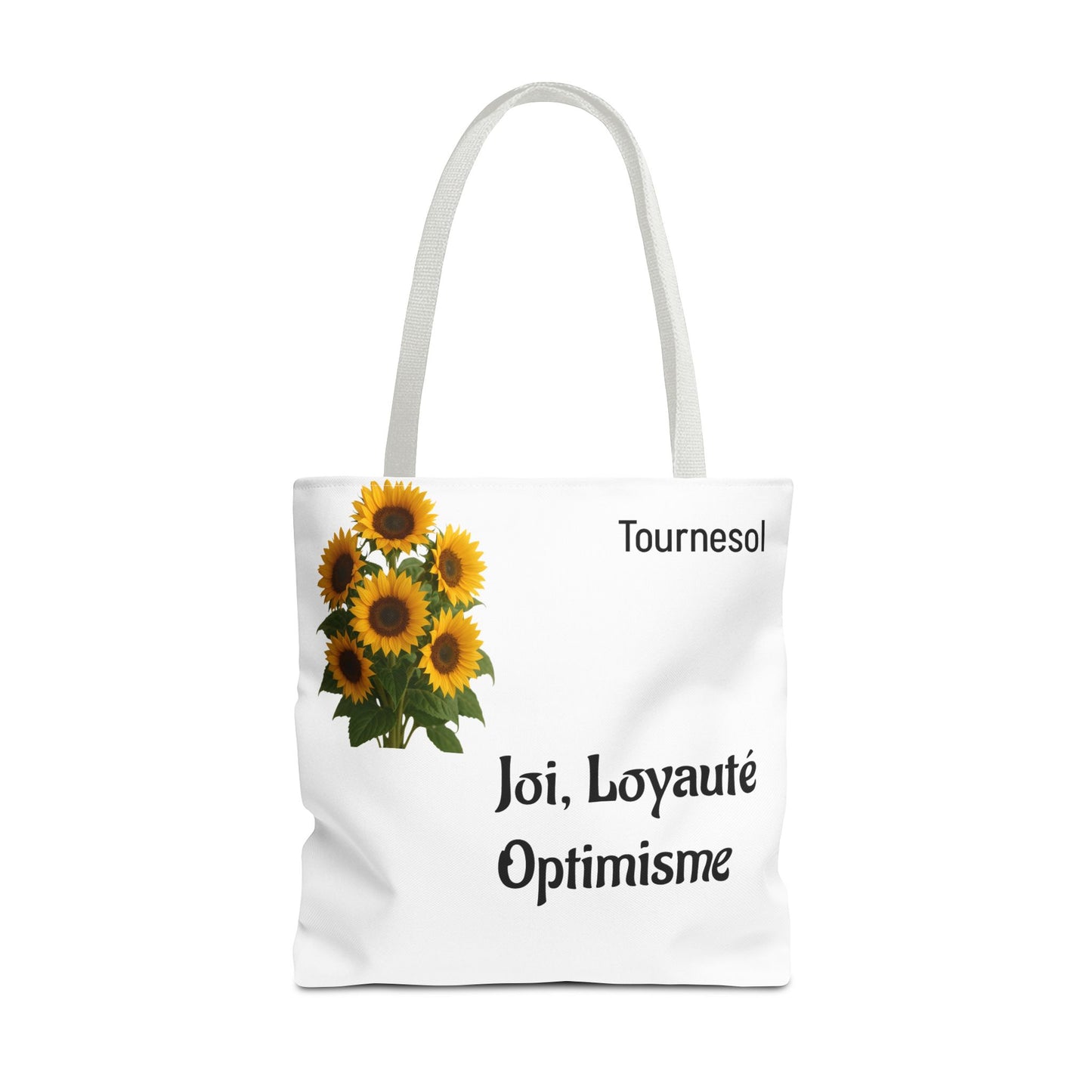 Sunflower Tote Bag - Joy and Optimism Design, Eco-Friendly Tote, Floral Shopping Bag, Gift for Nature Lovers, Summer Accessory