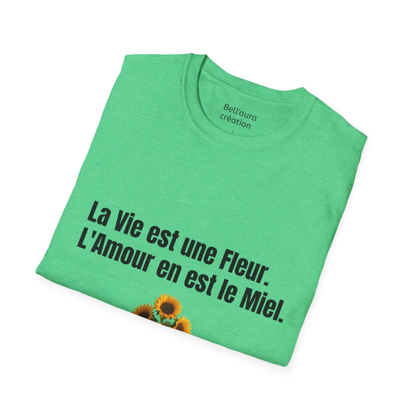 Flower Quote Unisex T-Shirt, Inspirational Tee, Gift for Her, Garden Lover Shirt, Mother's Day Present, Nature Lover Apparel
