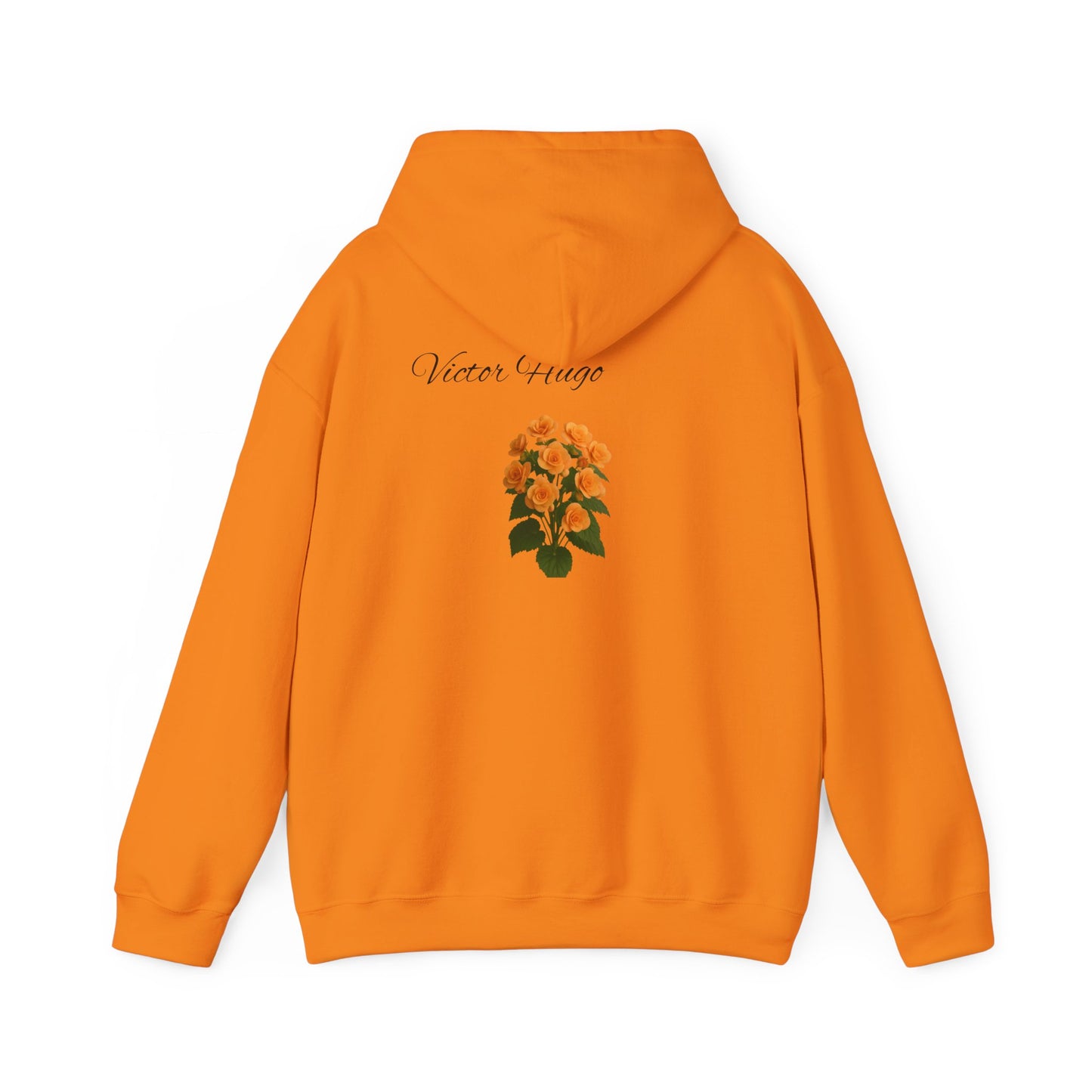 Chic Floral Quote Hoodie, Inspirational Sweatshirt, Gift for Her, Spring Casual Wear, Cozy Lounge Top
