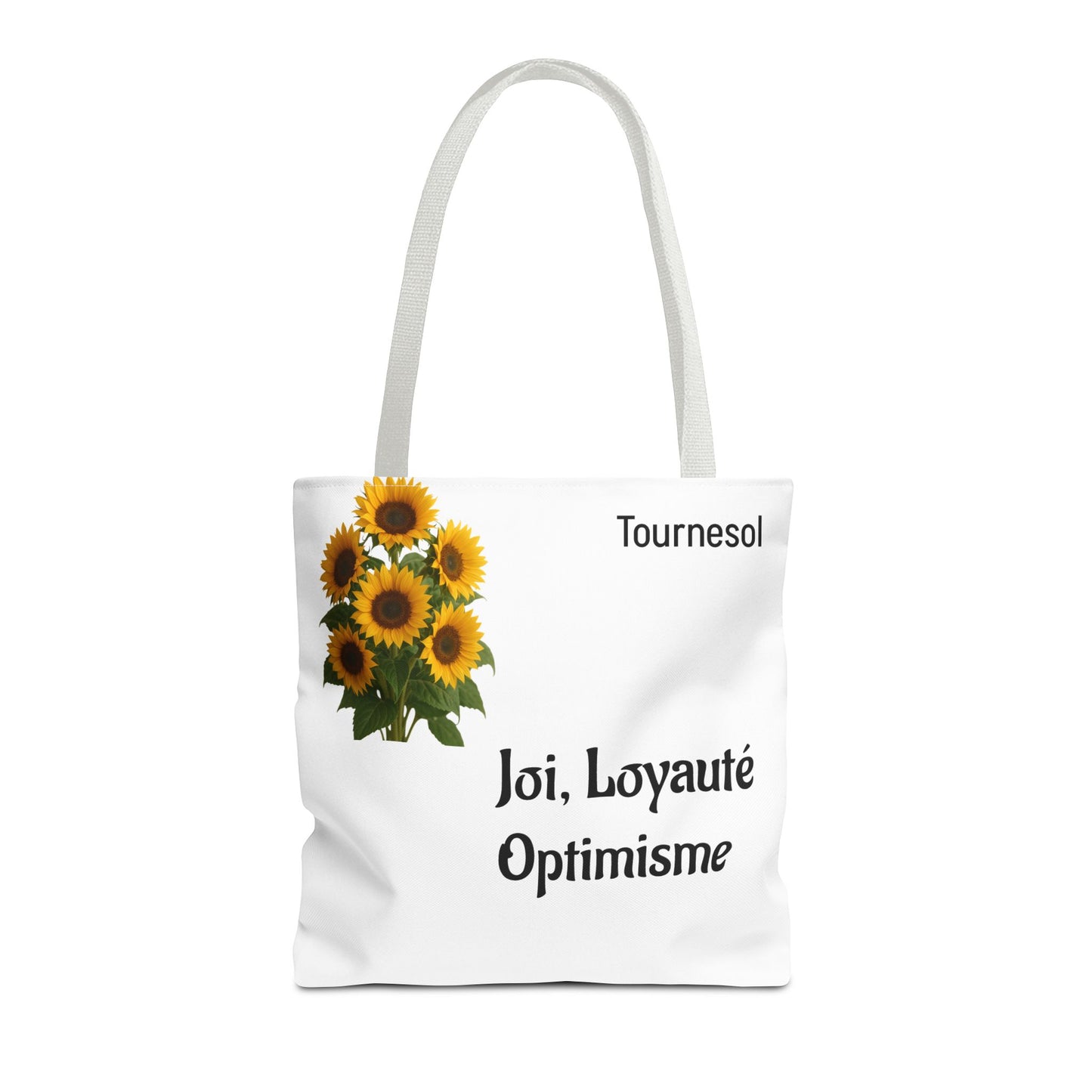 Sunflower Tote Bag - Joy and Optimism Design, Eco-Friendly Tote, Floral Shopping Bag, Gift for Nature Lovers, Summer Accessory