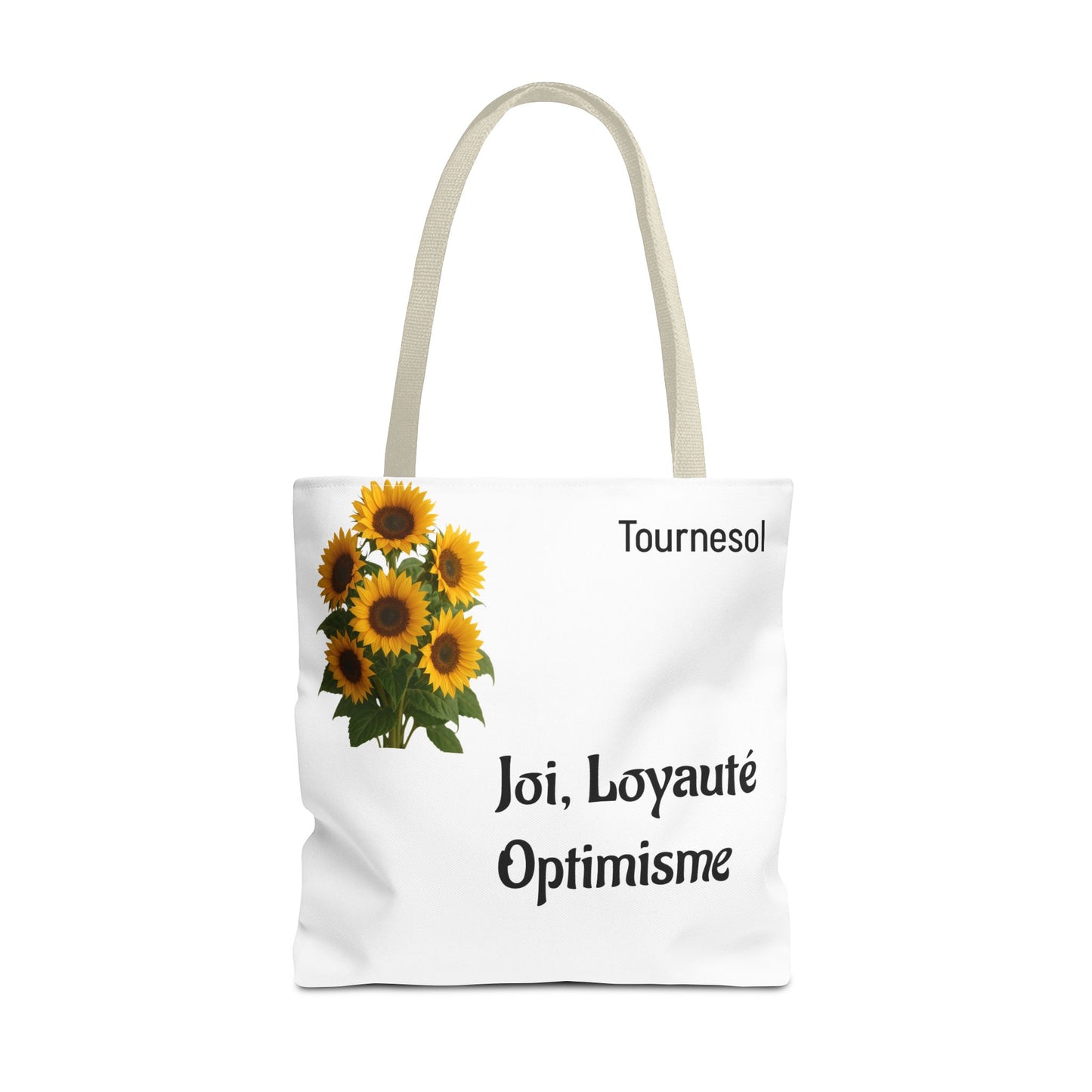 Sunflower Tote Bag - Joy and Optimism Design, Eco-Friendly Tote, Floral Shopping Bag, Gift for Nature Lovers, Summer Accessory