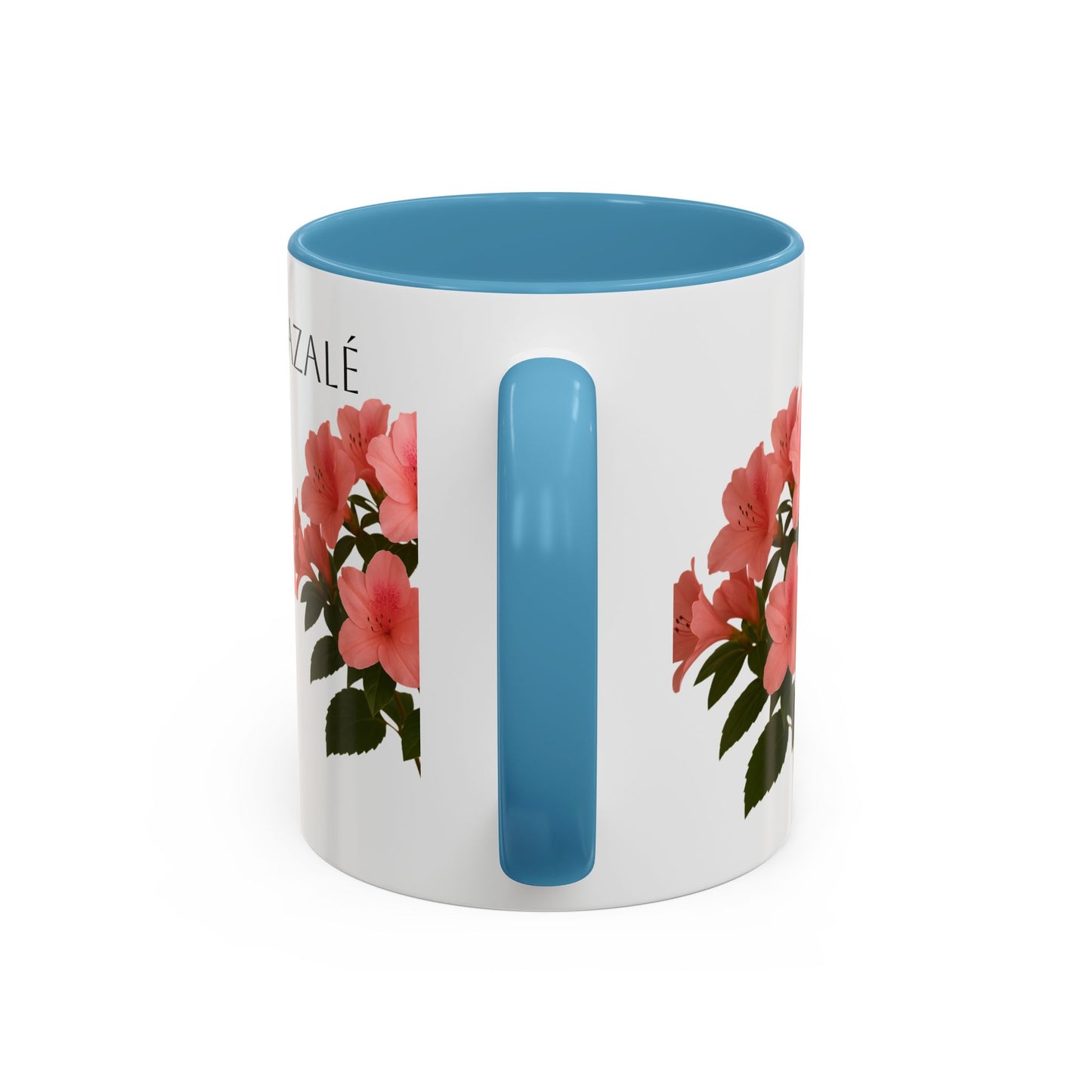 Azalea Floral Coffee Mug, Elegant Tea Cup, Gift for Garden Lovers, Mother's Day, Flower Enthusiasts, Home Decor