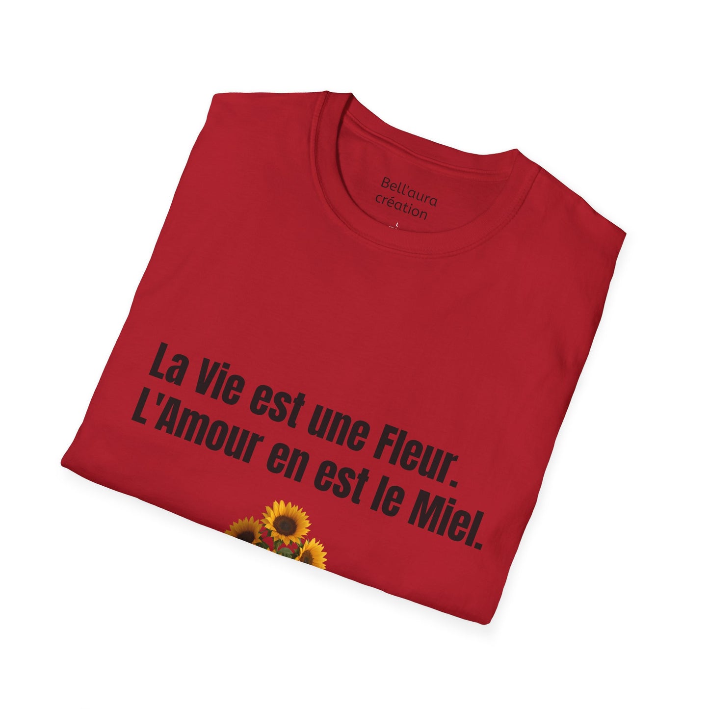 Flower Quote Unisex T-Shirt, Inspirational Tee, Gift for Her, Garden Lover Shirt, Mother's Day Present, Nature Lover Apparel