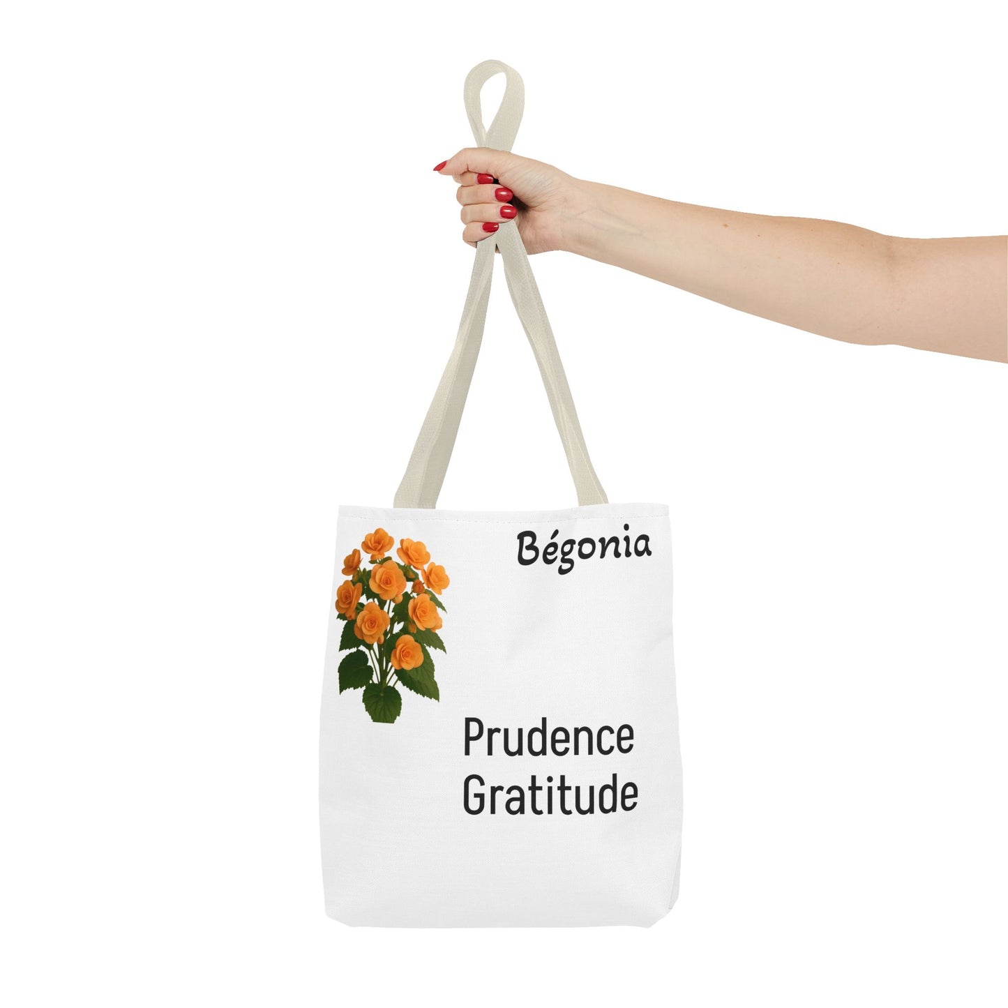 Botanical Gratitude Tote Bag, Floral Shopper, Eco-Friendly Gift Bag, Gardening Tote, Mother's Day Gift, Nature Lover Accessory