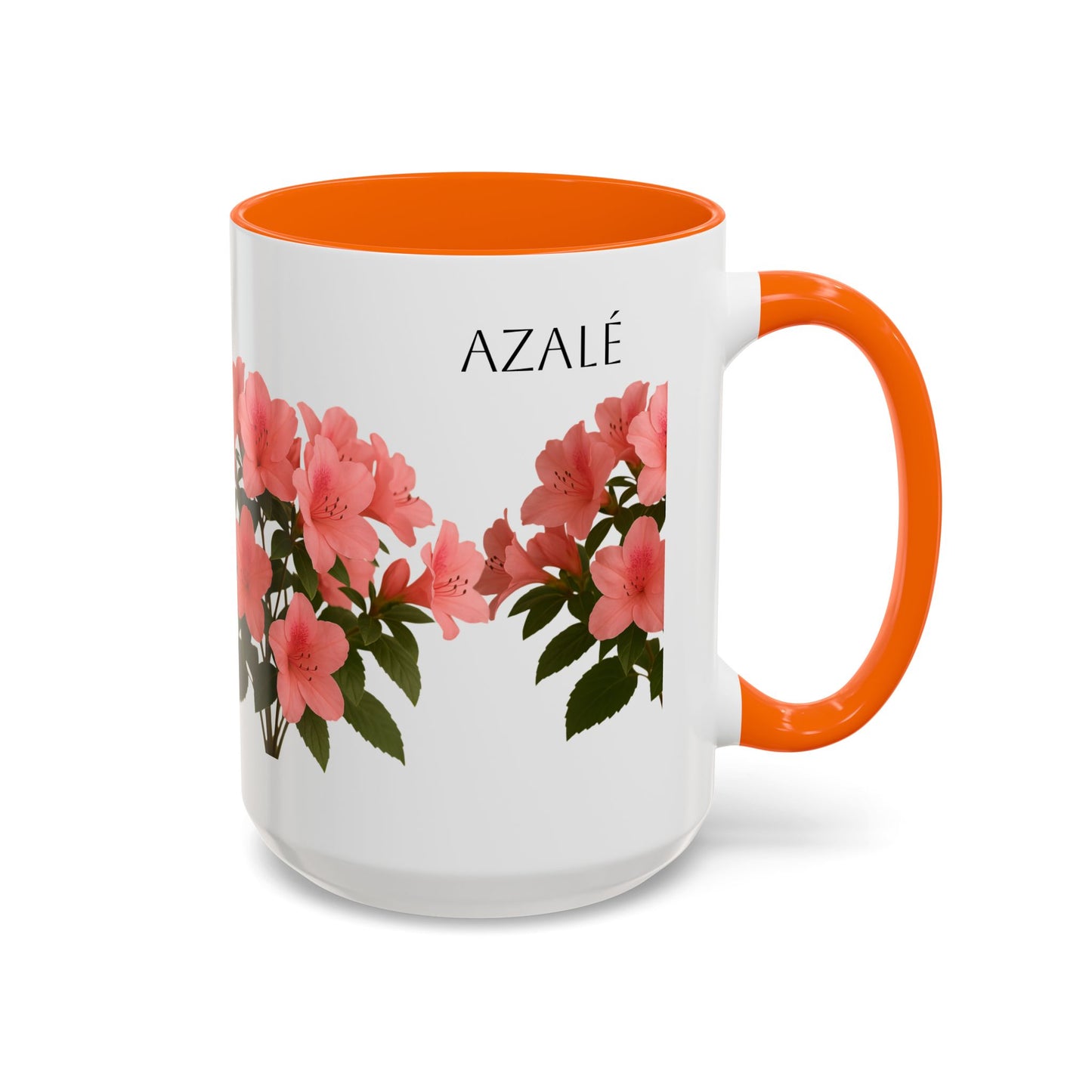 Azalea Floral Coffee Mug, Elegant Tea Cup, Gift for Garden Lovers, Mother's Day, Flower Enthusiasts, Home Decor