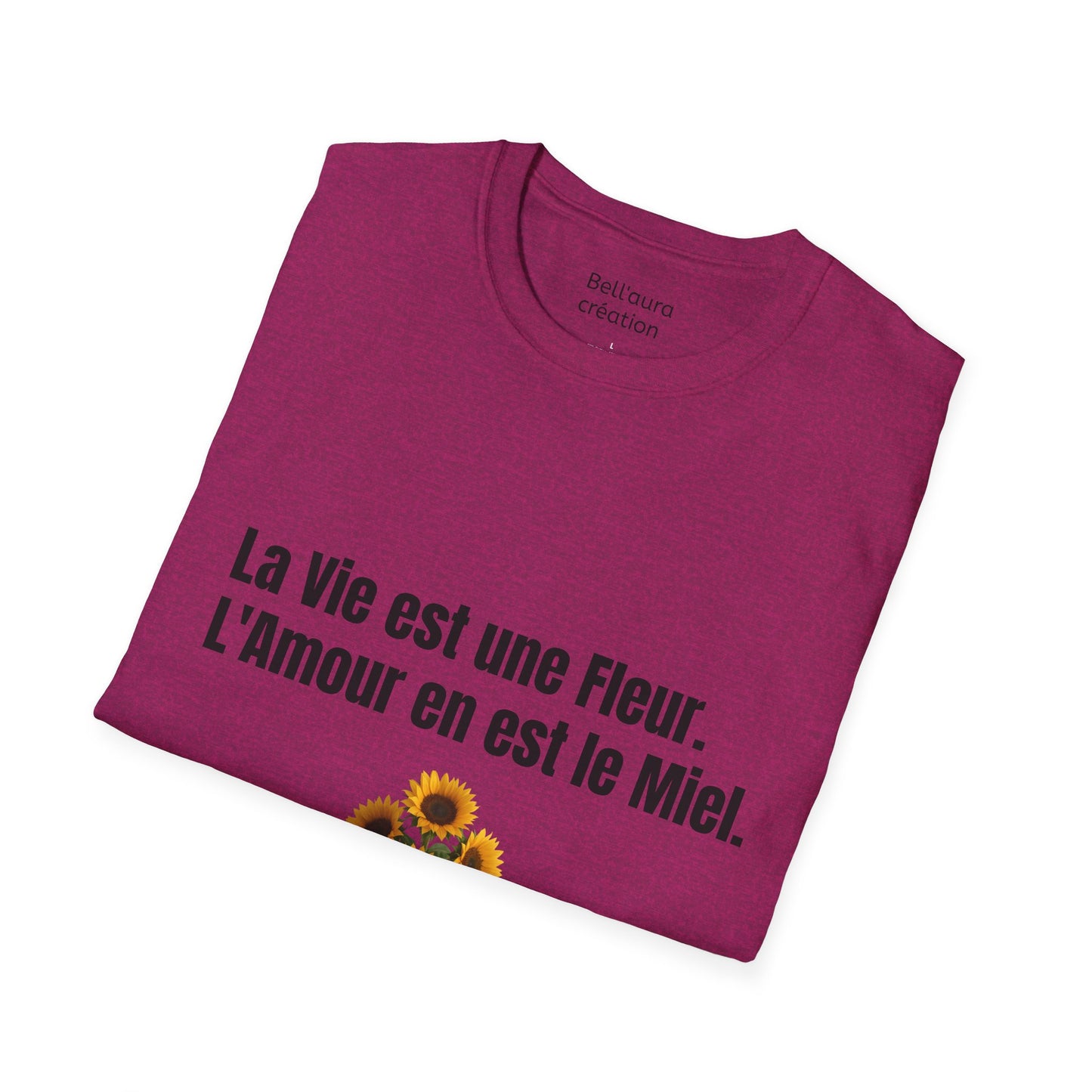 Flower Quote Unisex T-Shirt, Inspirational Tee, Gift for Her, Garden Lover Shirt, Mother's Day Present, Nature Lover Apparel