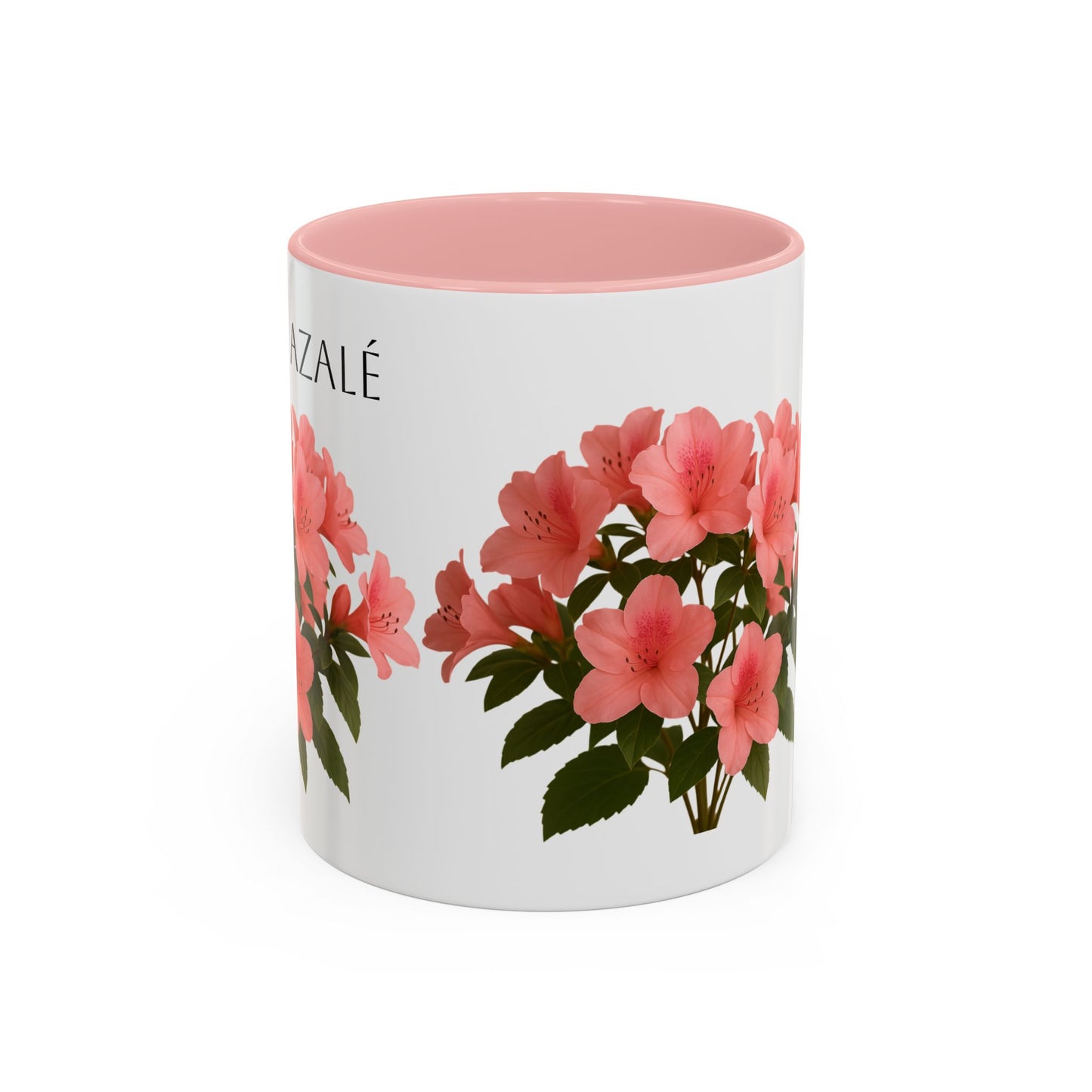 Azalea Floral Coffee Mug, Elegant Tea Cup, Gift for Garden Lovers, Mother's Day, Flower Enthusiasts, Home Decor